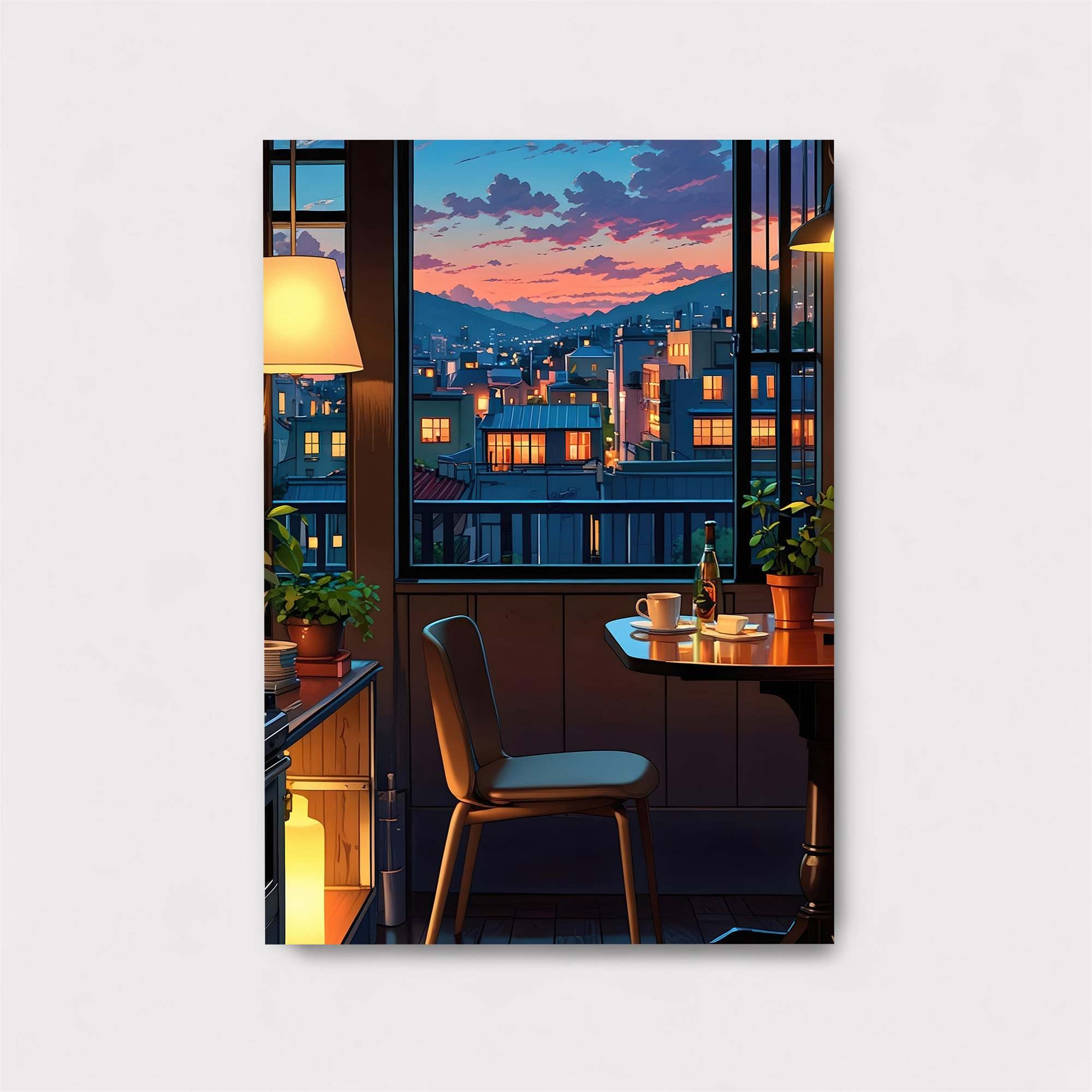 Sunset Serenity Safe Wall Magnetic / M