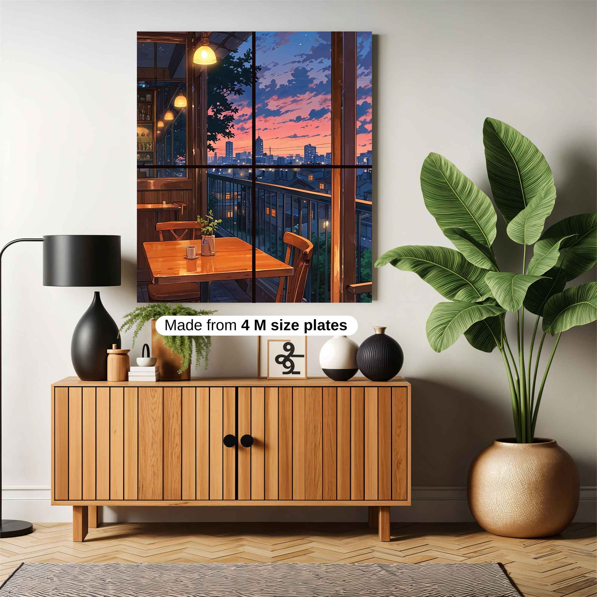 Sunset Serenity Safe Wall Magnetic / M