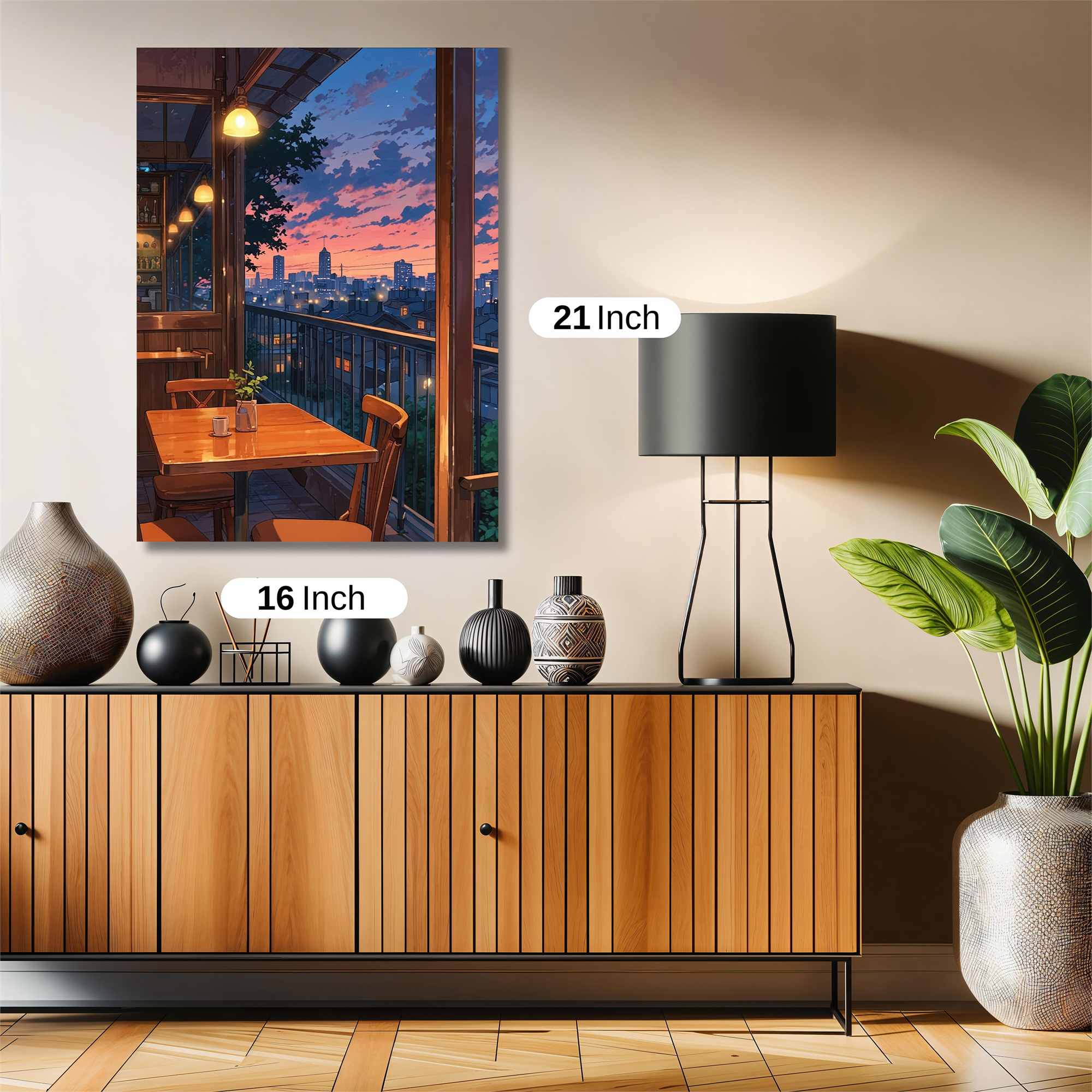 Sunset Serenity Safe Wall Magnetic / M