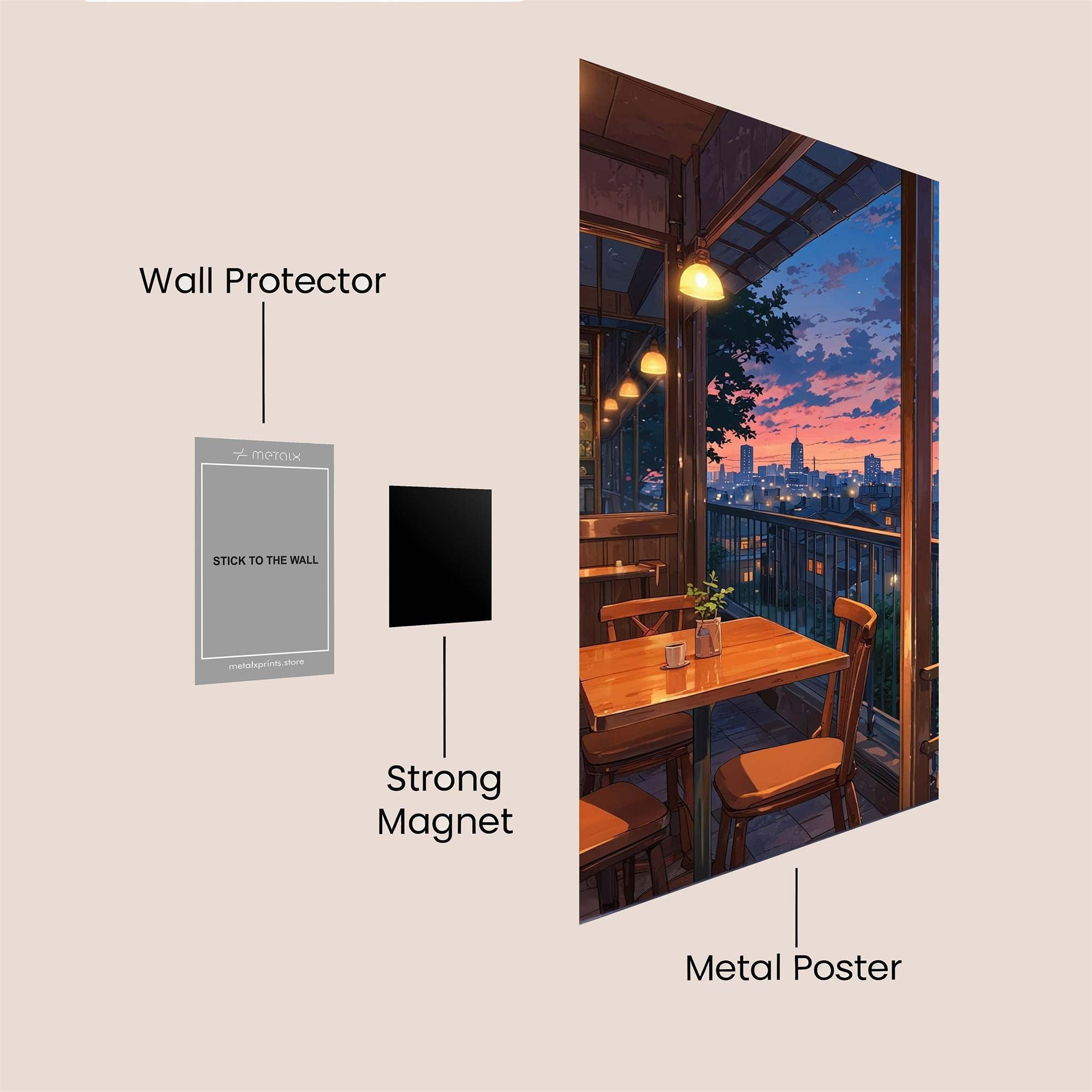 Sunset Serenity Safe Wall Magnetic / M