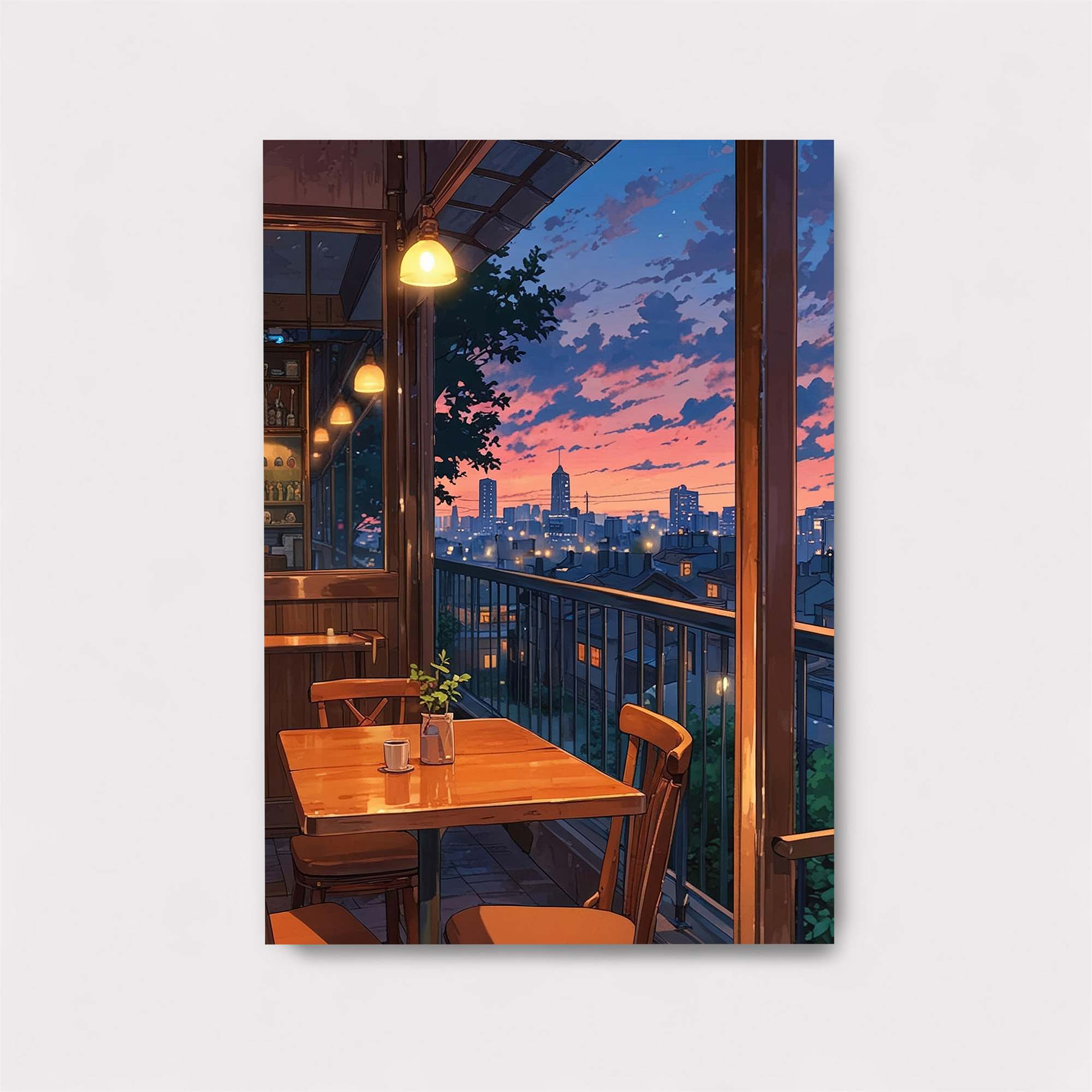 Sunset Serenity Safe Wall Magnetic / M