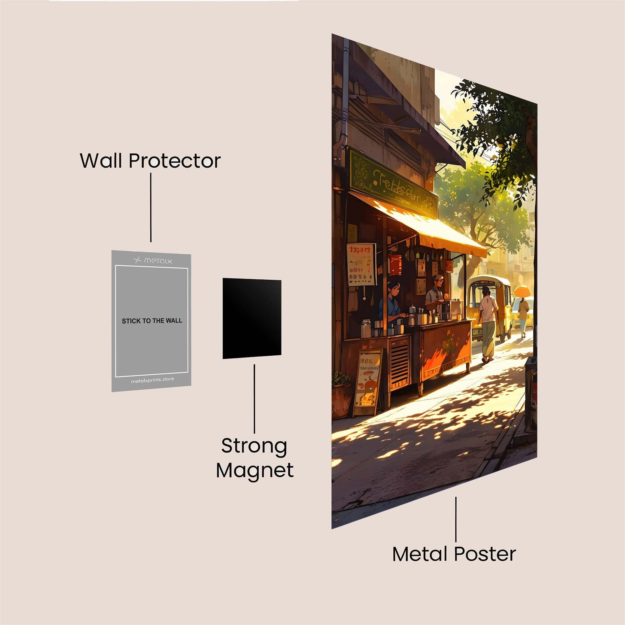 Street Serenity Safe Wall Magnetic / M