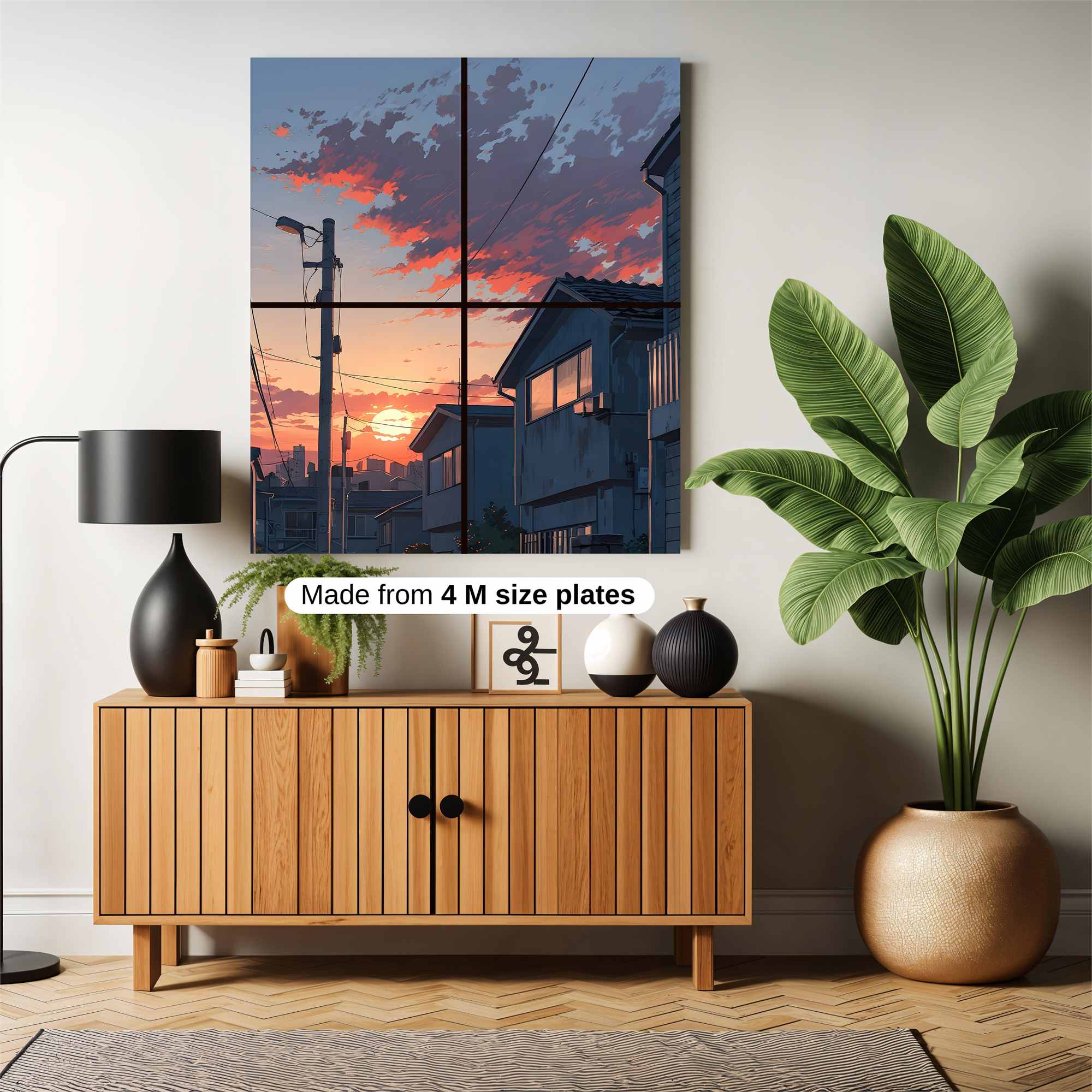 Sunset Serenity Safe Wall Magnetic / M