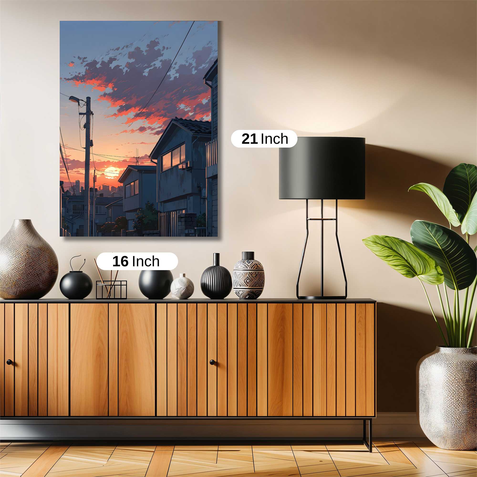 Sunset Serenity Safe Wall Magnetic / M