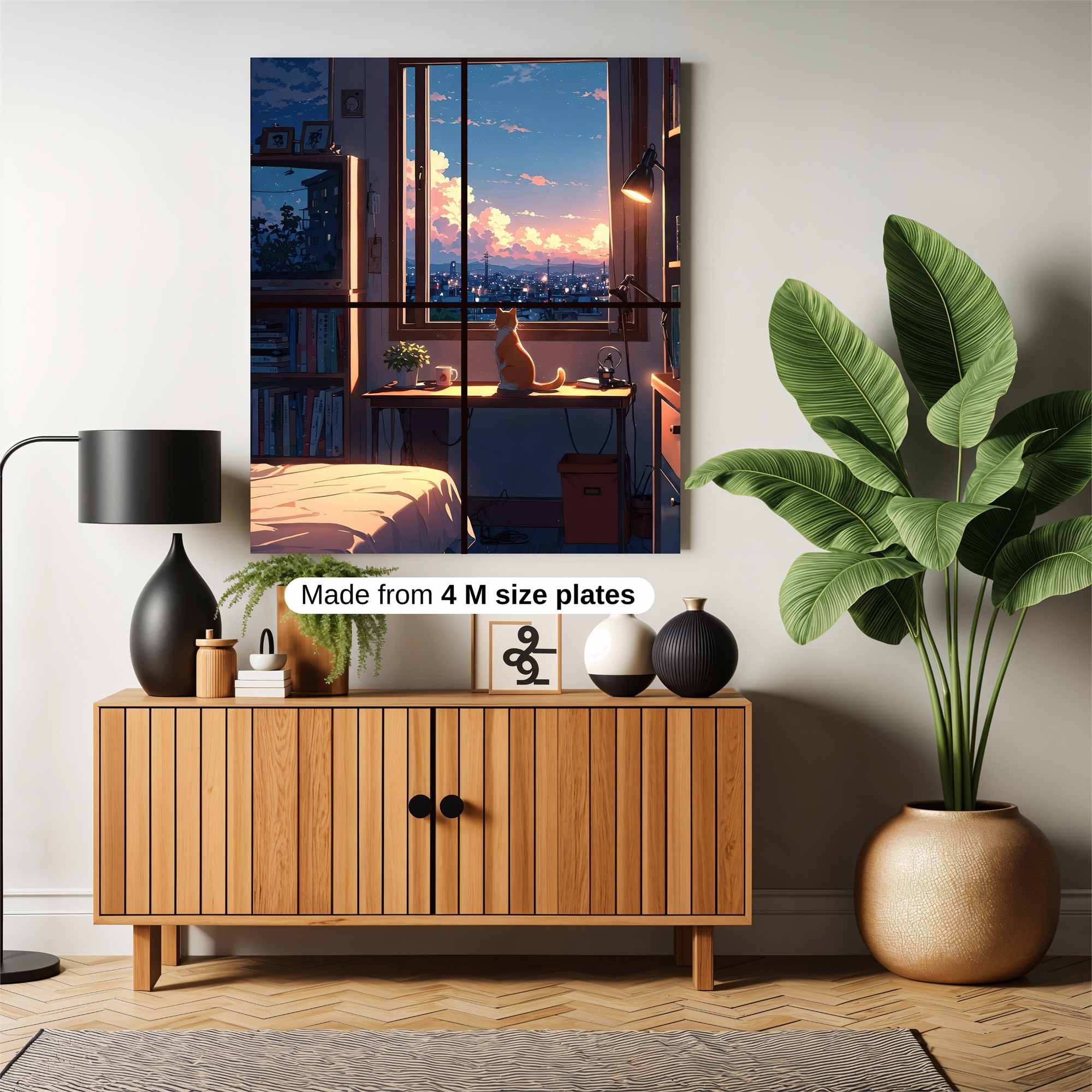 Cat Serenity Safe Wall Magnetic / M