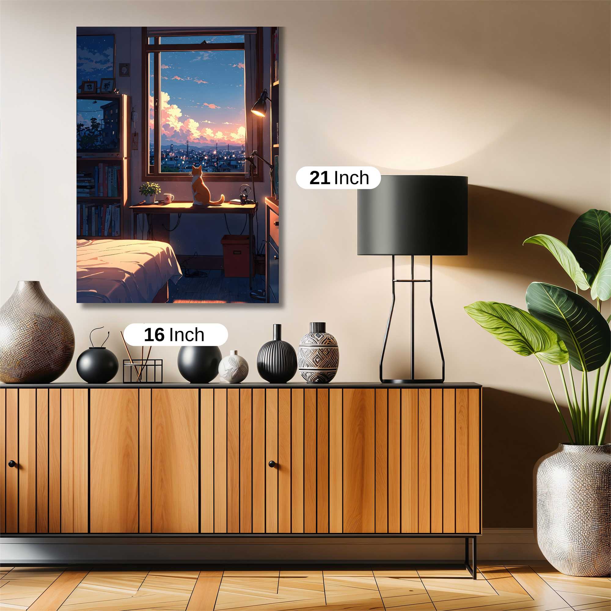 Cat Serenity Safe Wall Magnetic / M