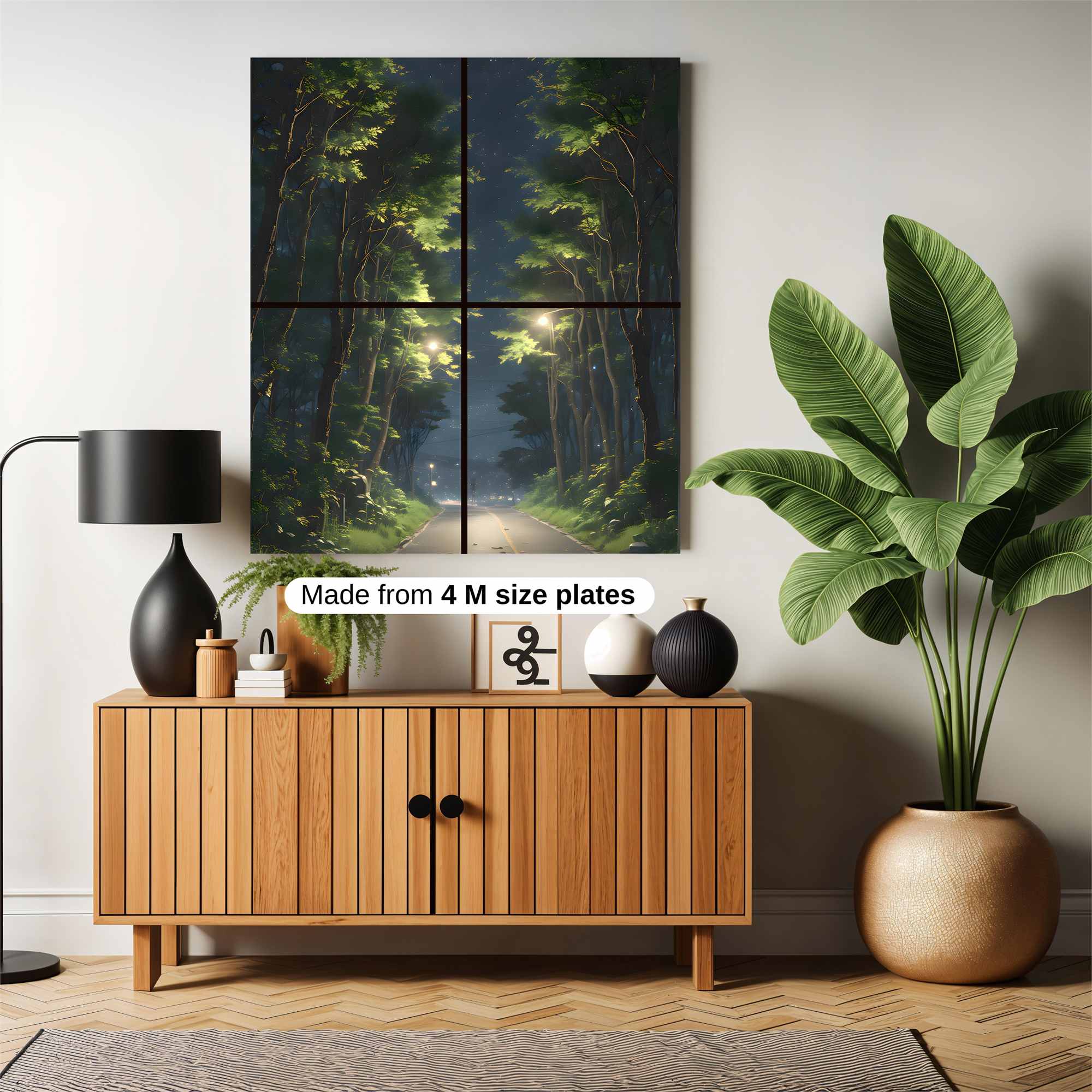 Moonlit Pathway Safe Wall Magnetic / M