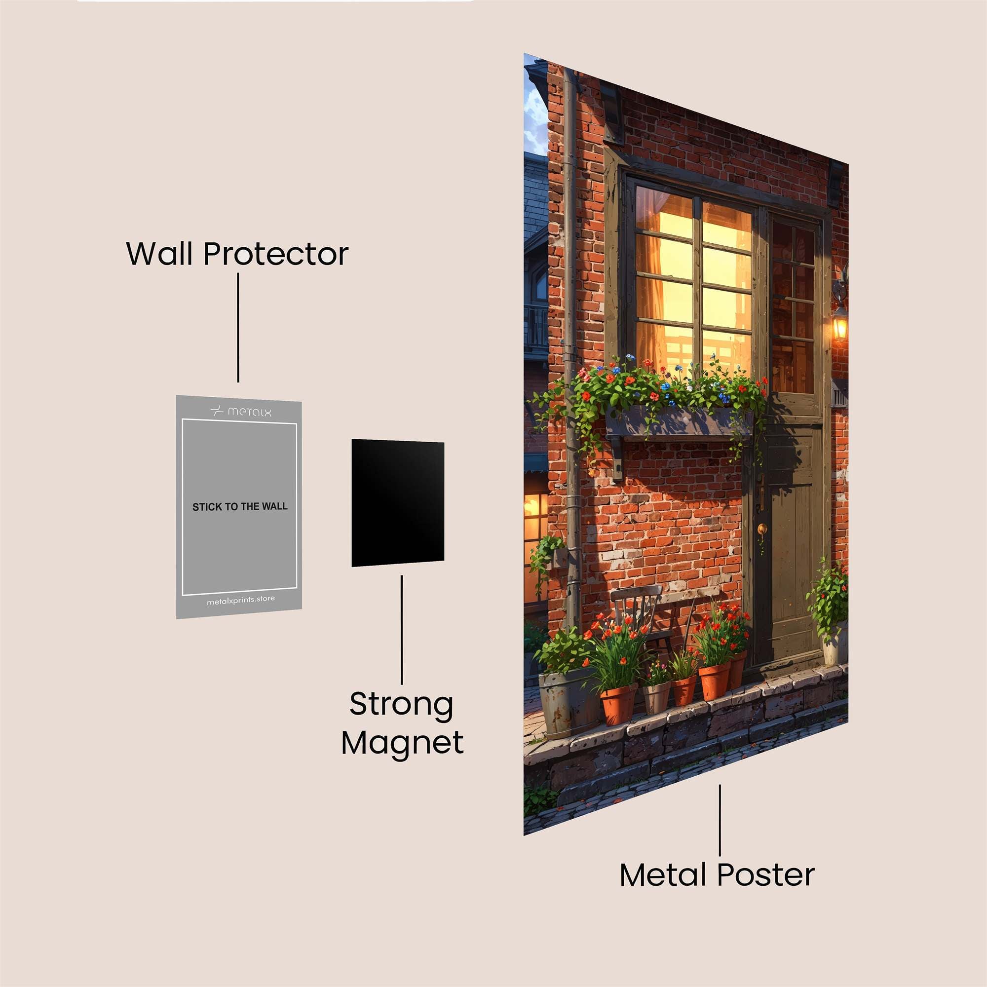 Cozy Haven Safe Wall Magnetic / M