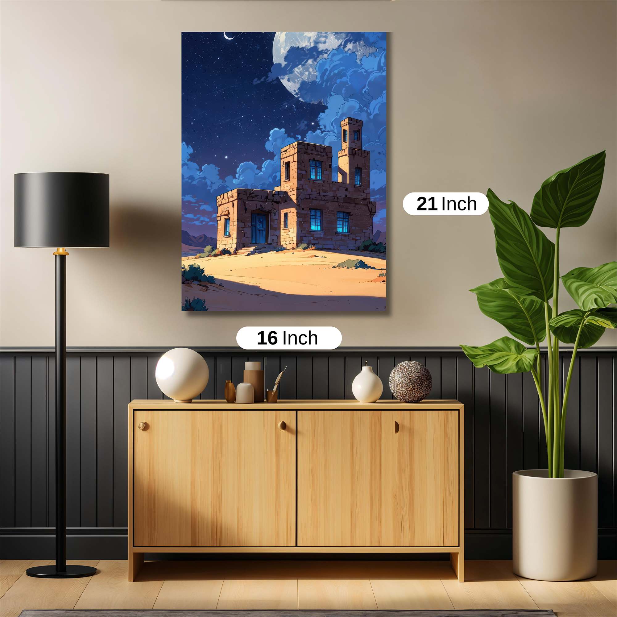 Desert Dreamscape Safe Wall Magnetic / M