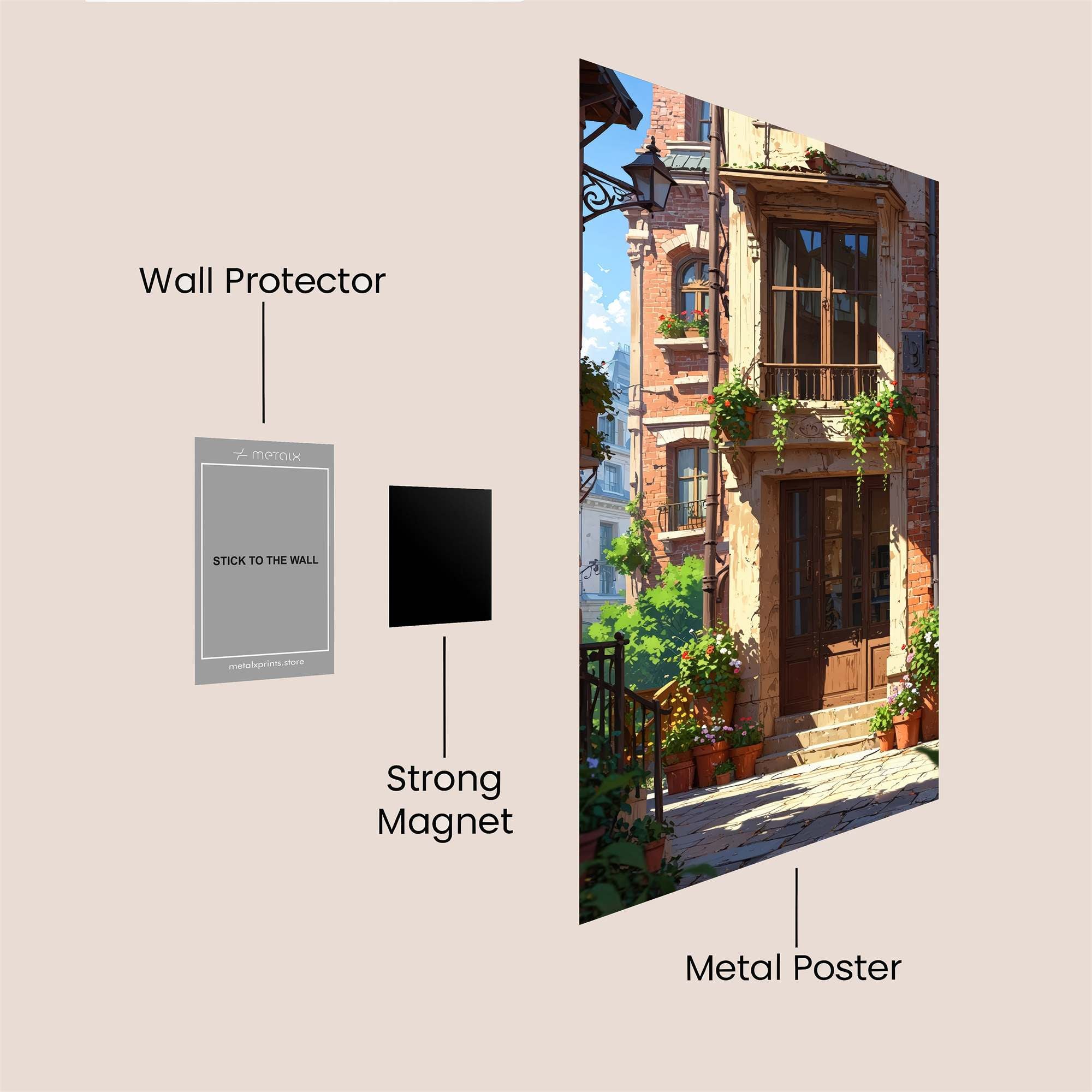 Sunlit Serenity Safe Wall Magnetic / M