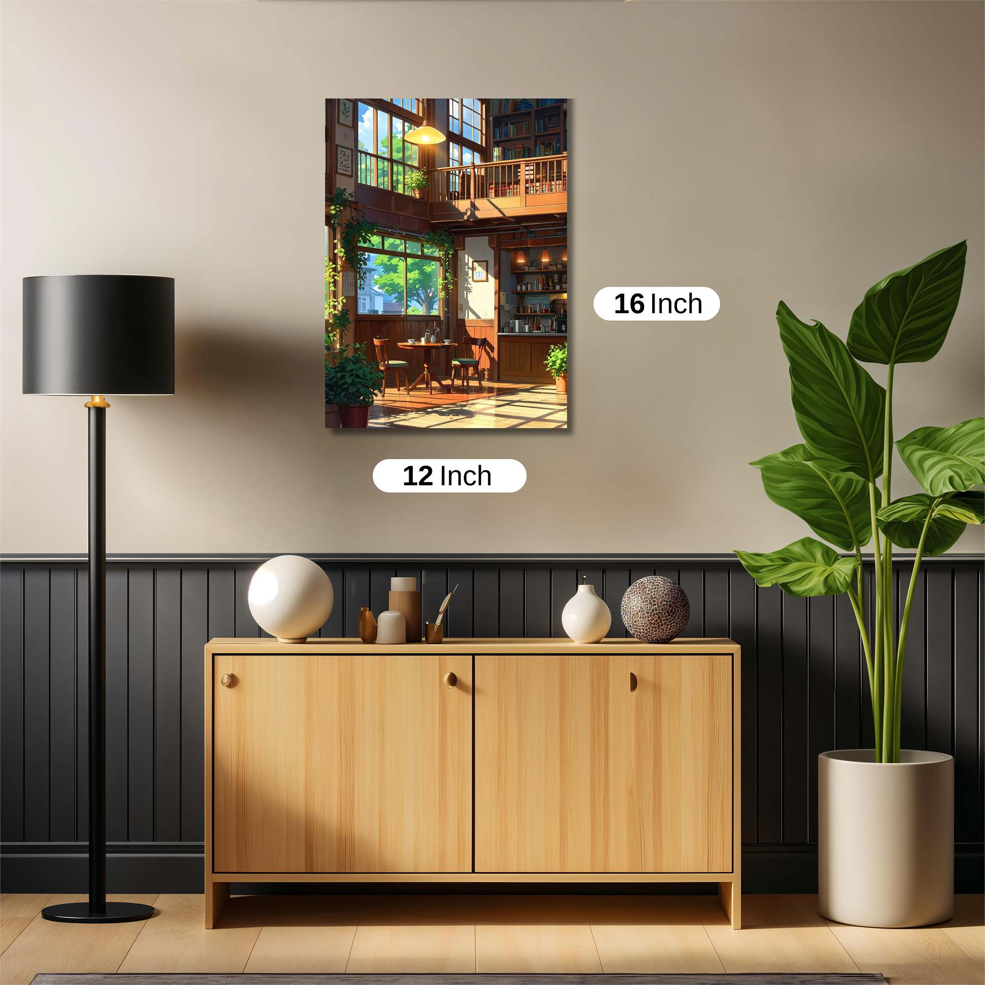 Sunlit Serenity Safe Wall Magnetic / M