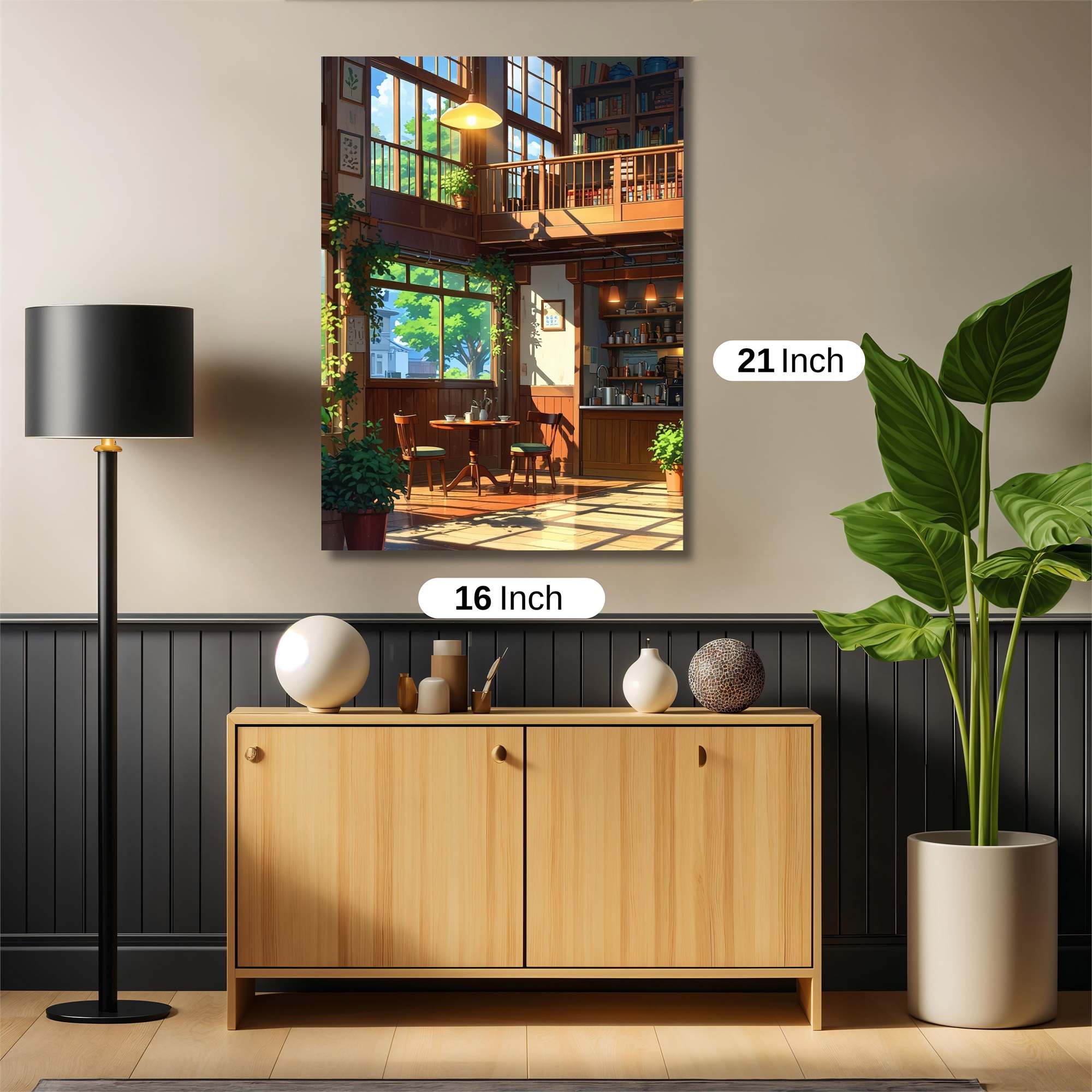 Sunlit Serenity Safe Wall Magnetic / M