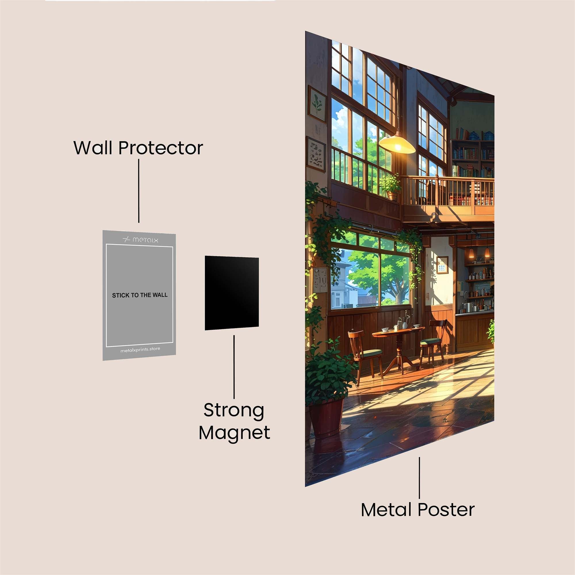 Sunlit Serenity Safe Wall Magnetic / M