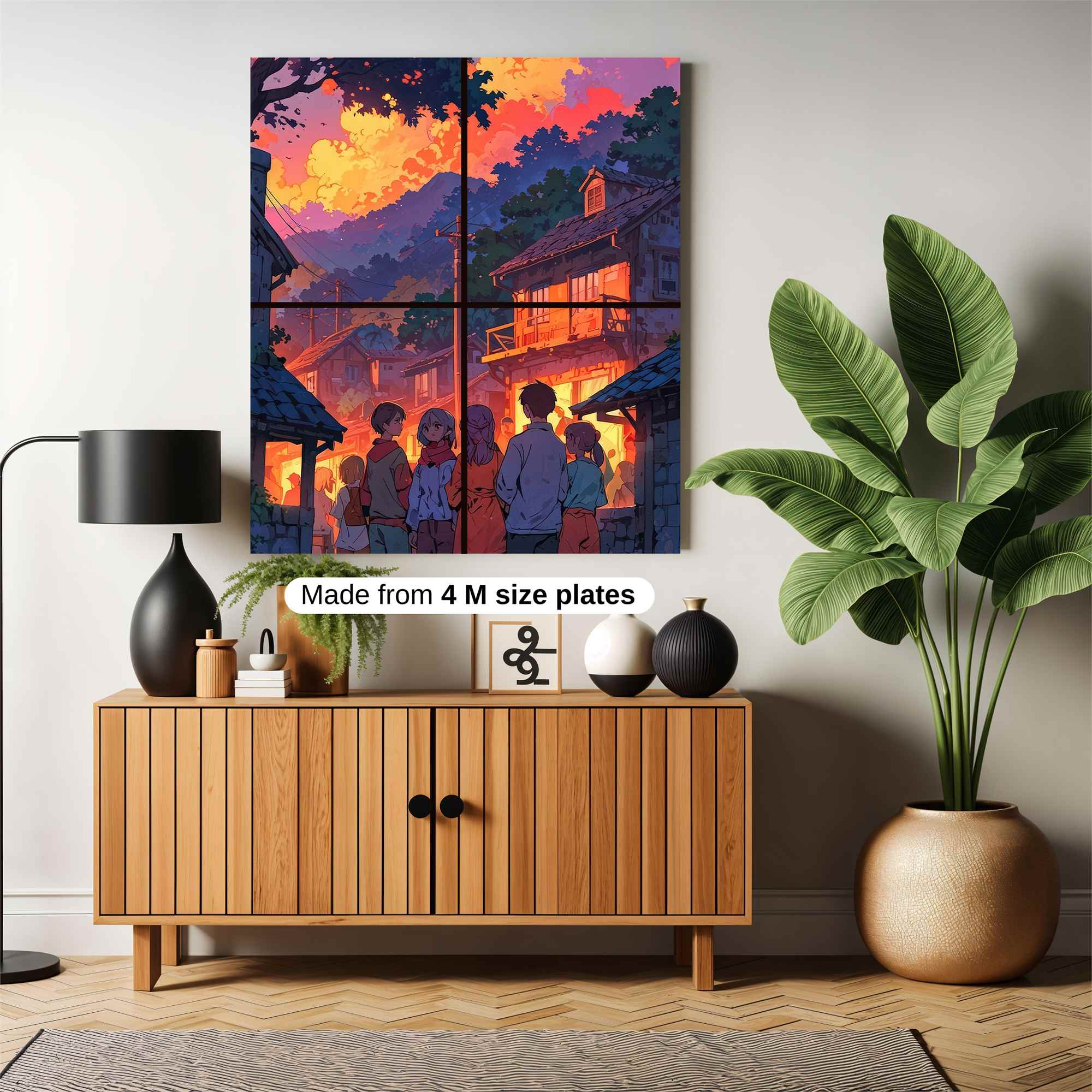 Sunset Serenity Safe Wall Magnetic / M