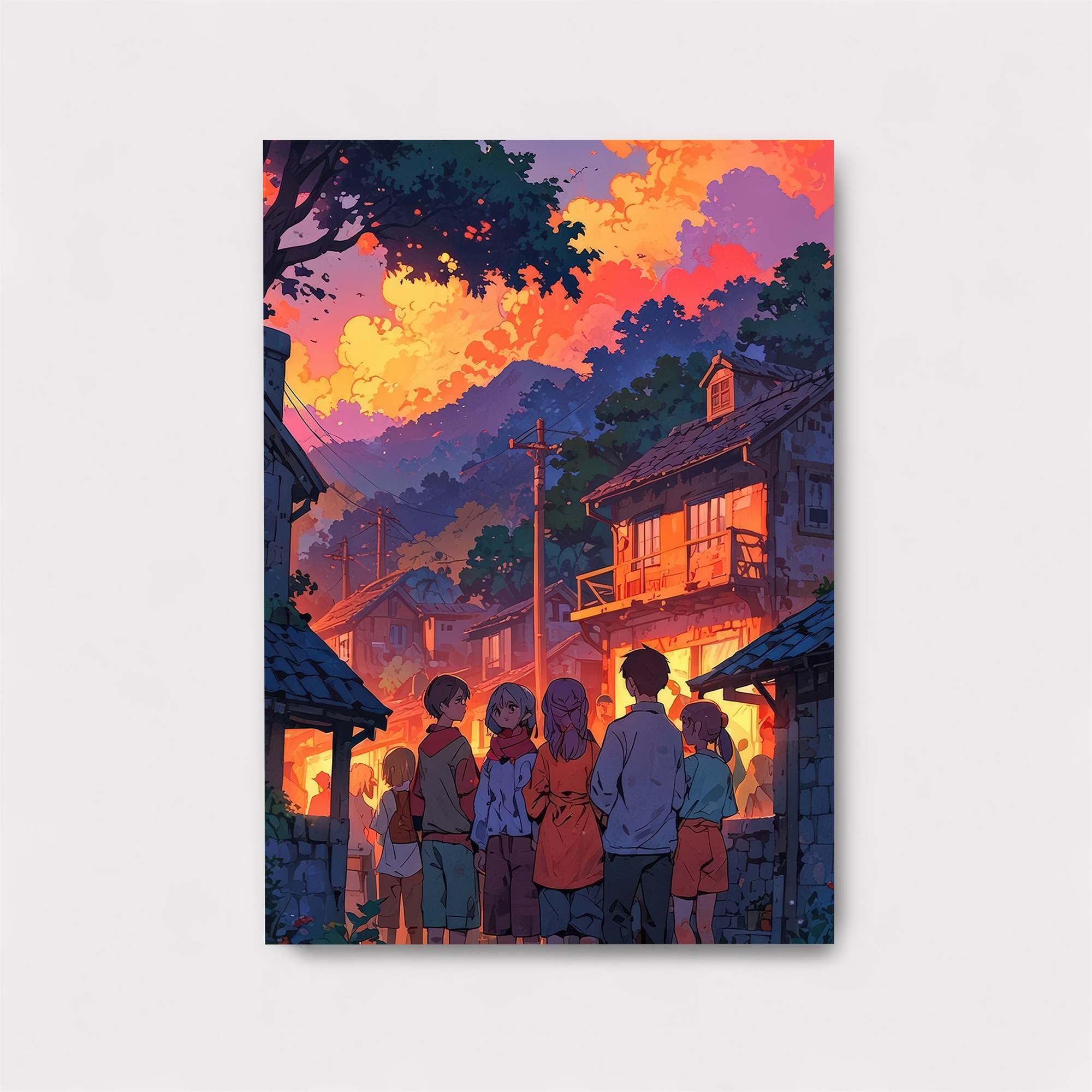 Sunset Serenity Safe Wall Magnetic / M