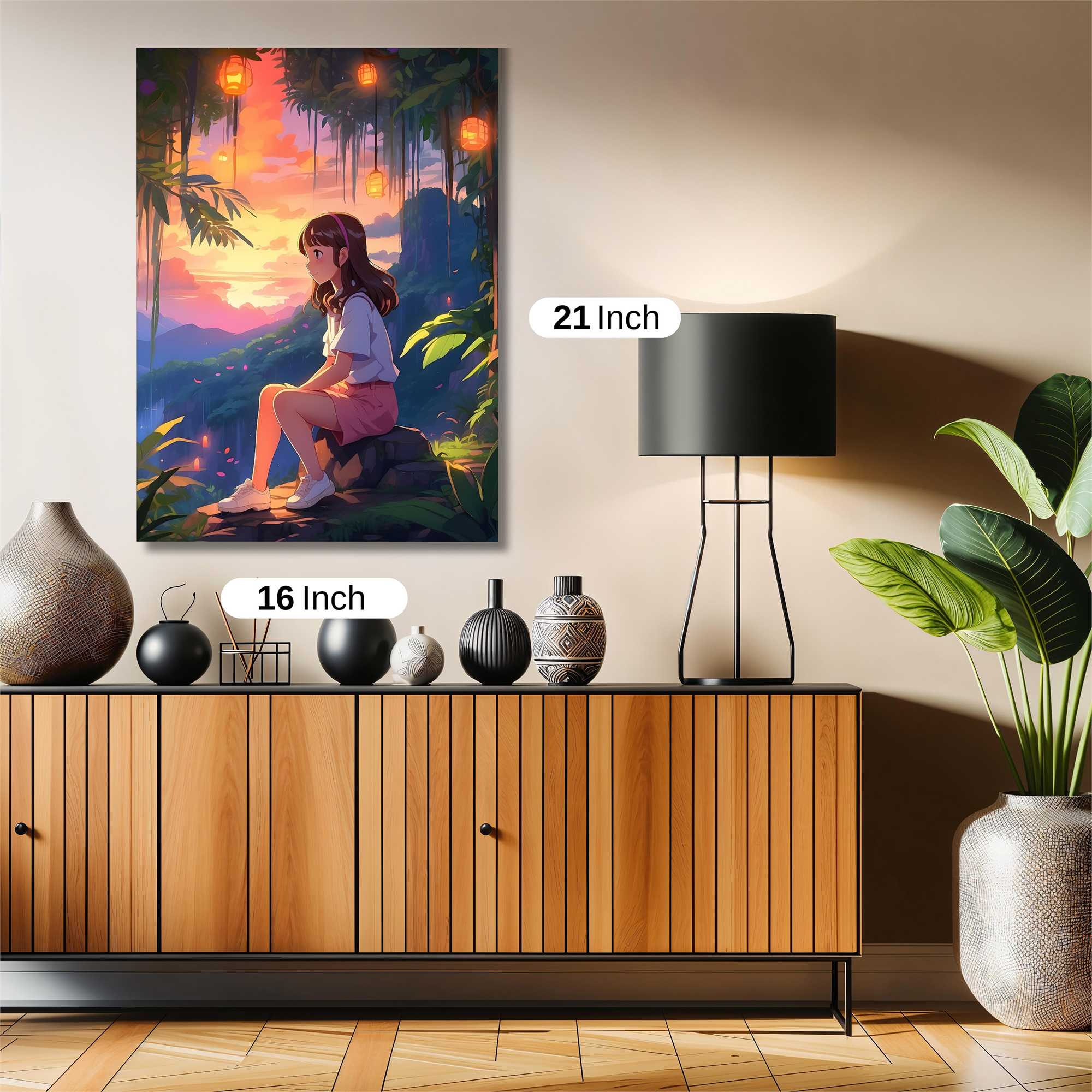 Sunset Serenity Safe Wall Magnetic / M