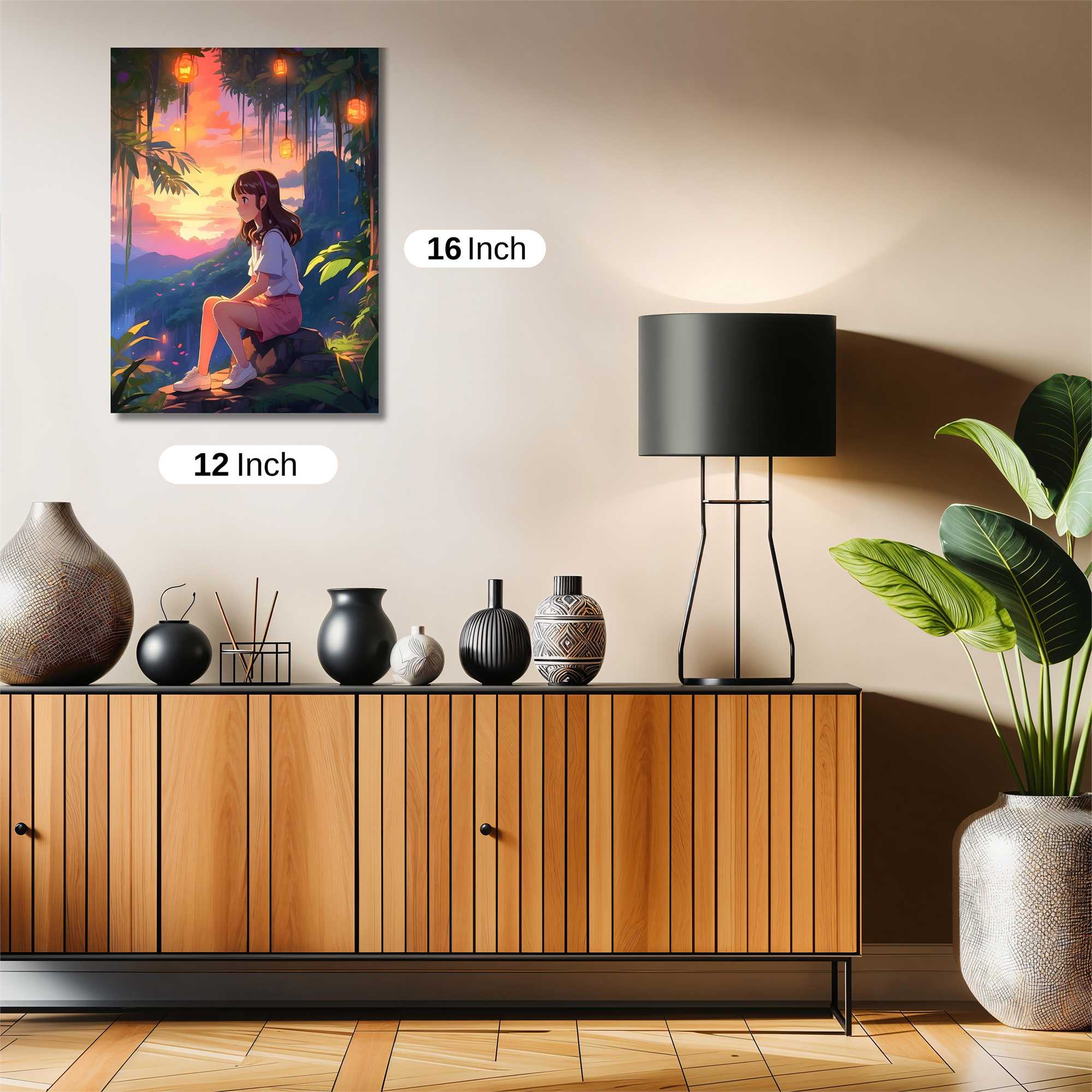 Sunset Serenity Safe Wall Magnetic / M