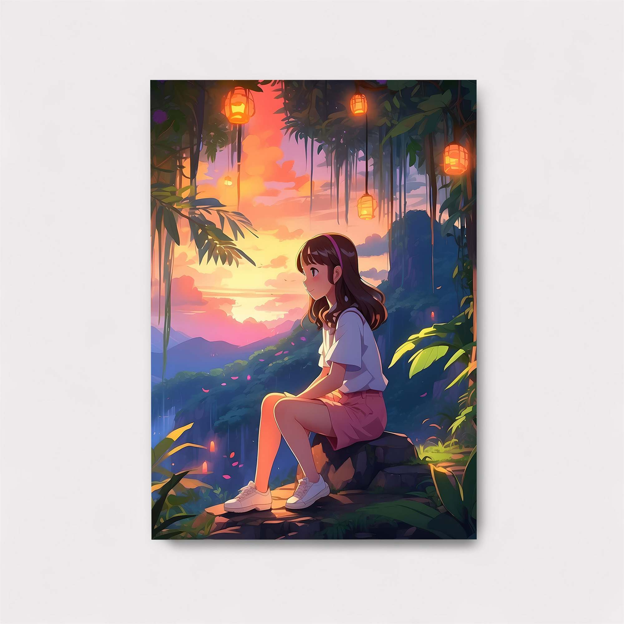 Sunset Serenity Safe Wall Magnetic / M