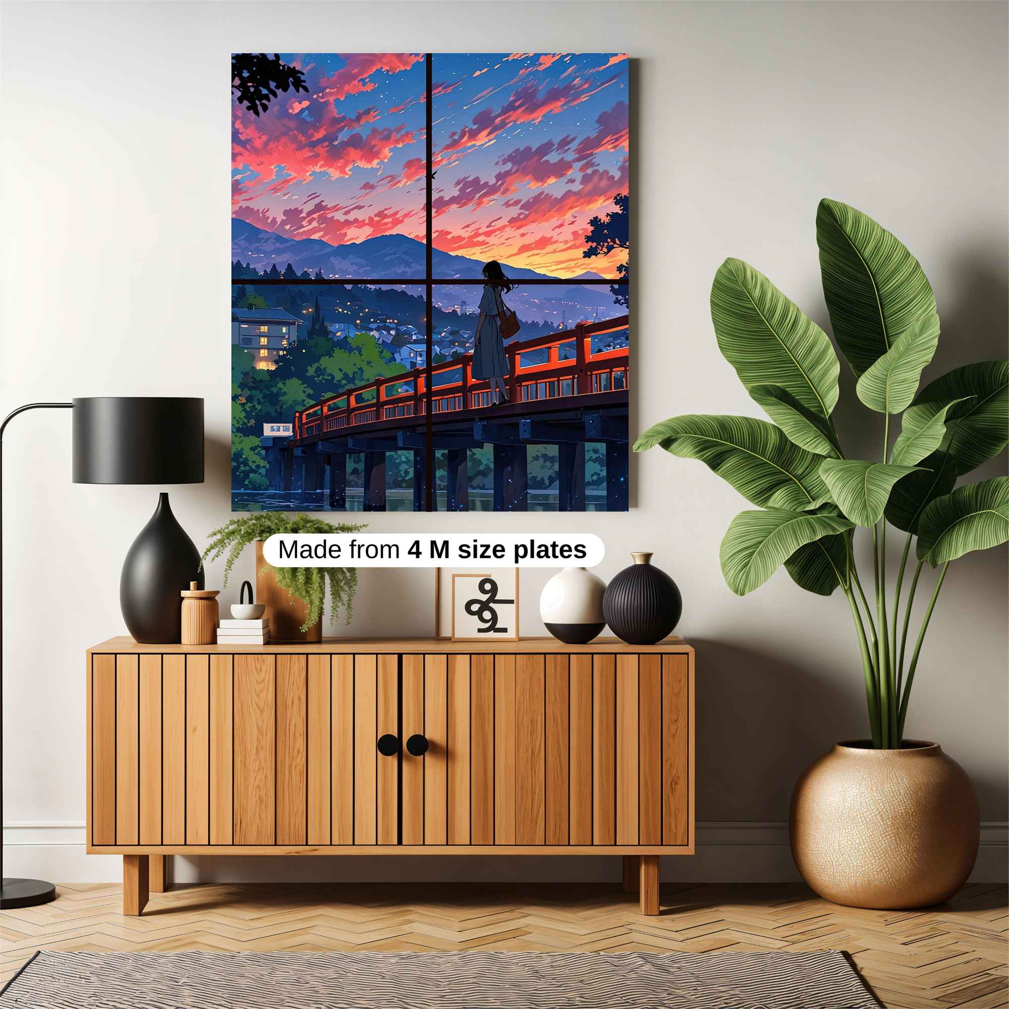 Sunset Solitude Safe Wall Magnetic / M