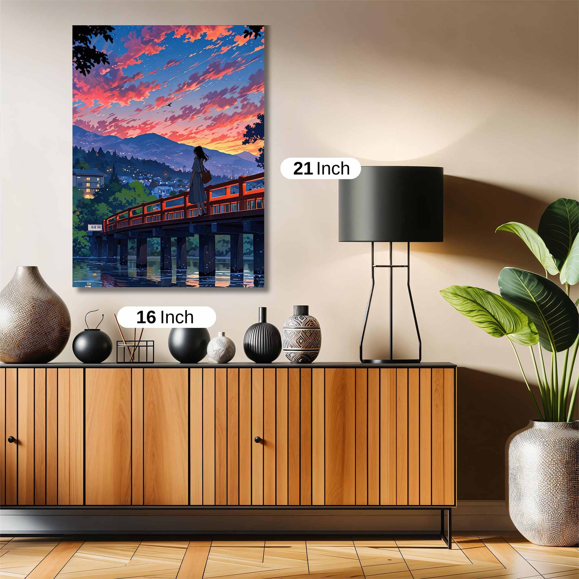 Sunset Solitude Safe Wall Magnetic / M