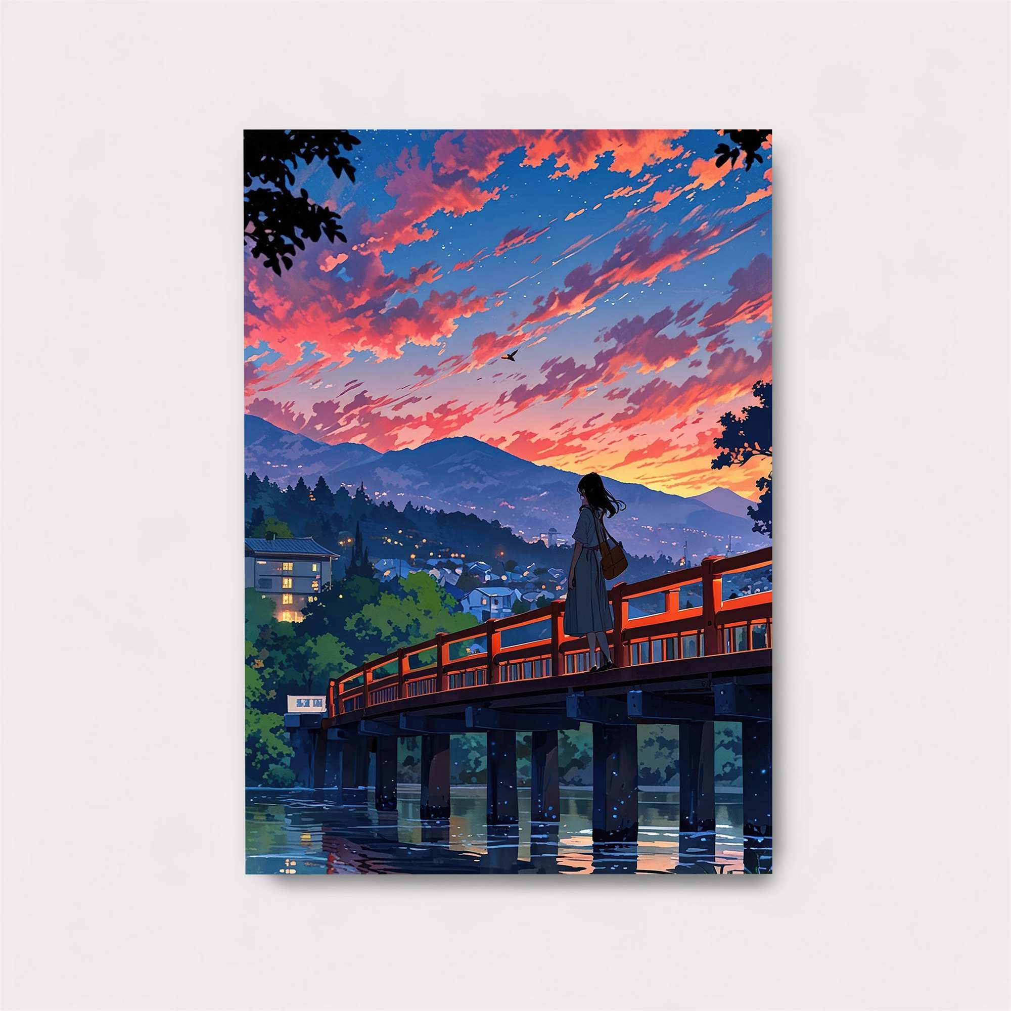 Sunset Solitude Safe Wall Magnetic / M