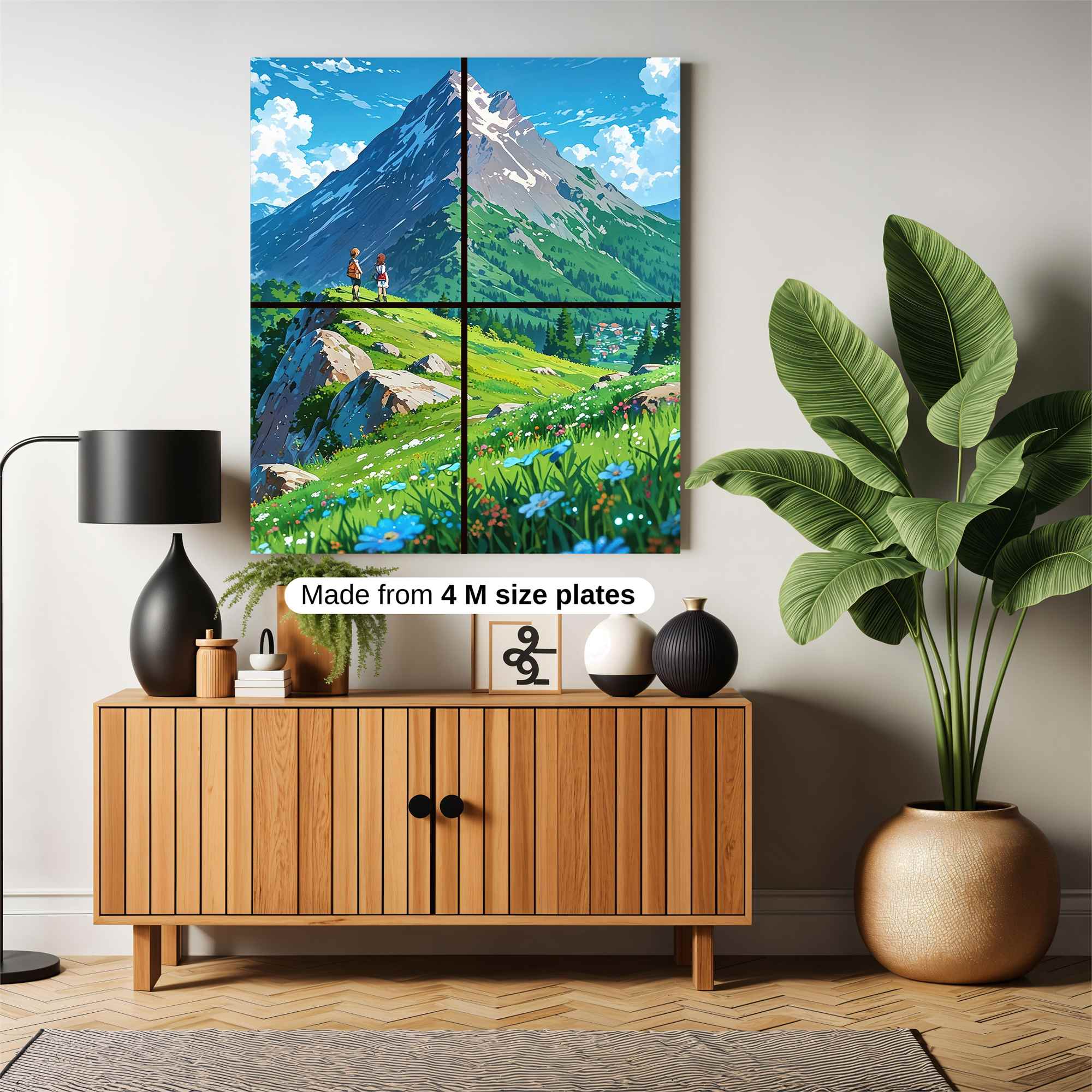 Mountain Serenity Safe Wall Magnetic / M