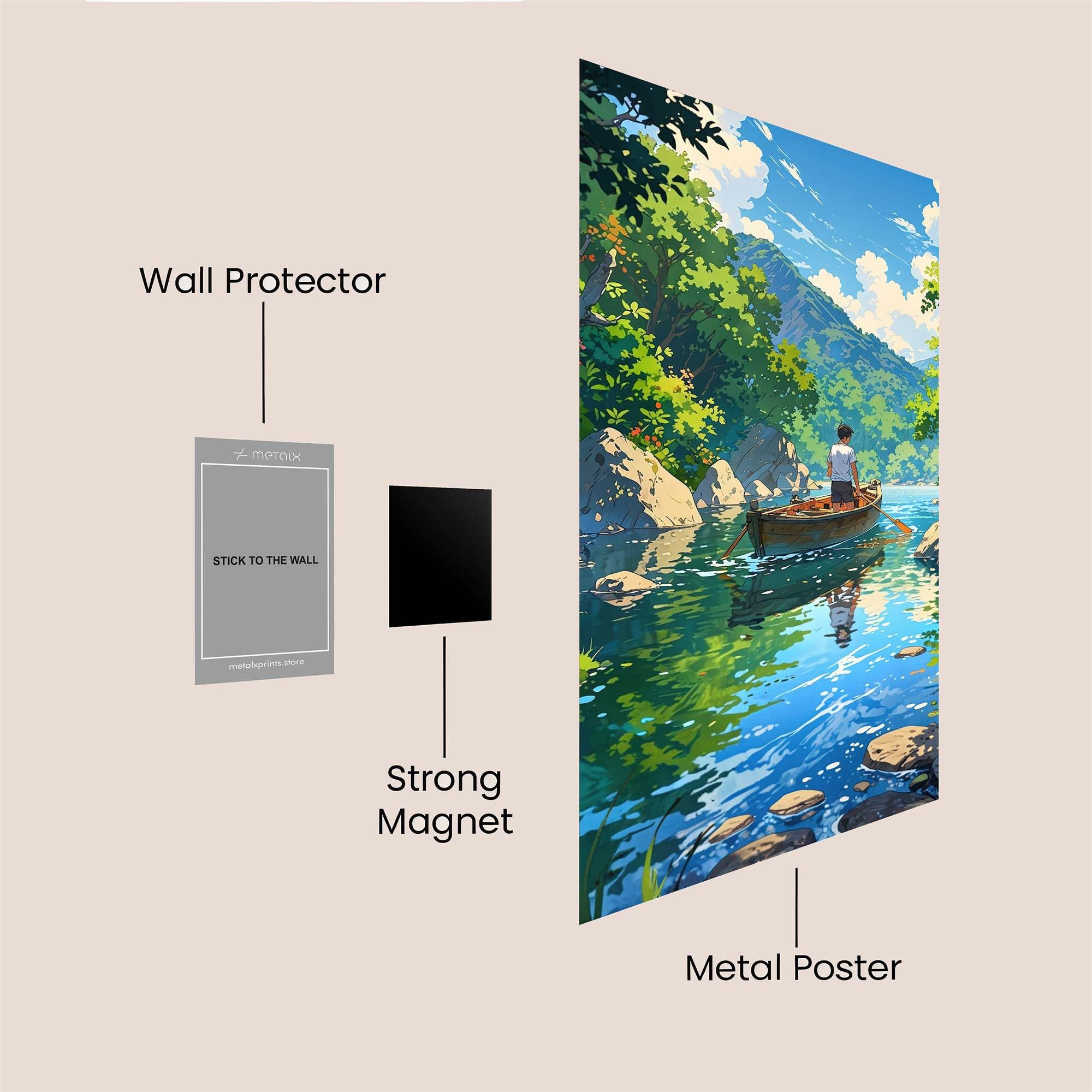 Solitude Serene Safe Wall Magnetic / M