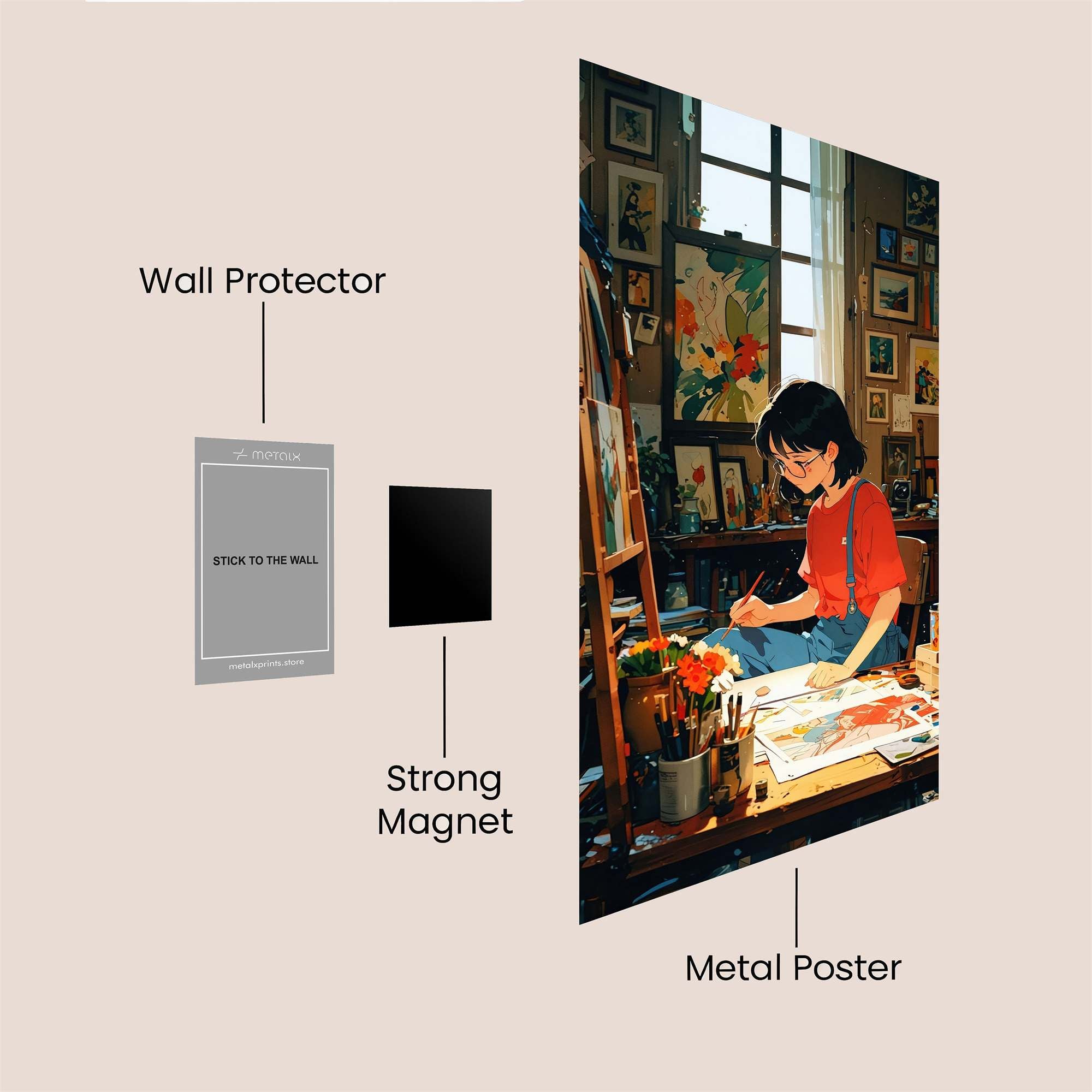 Artist's Haven Safe Wall Magnetic / M