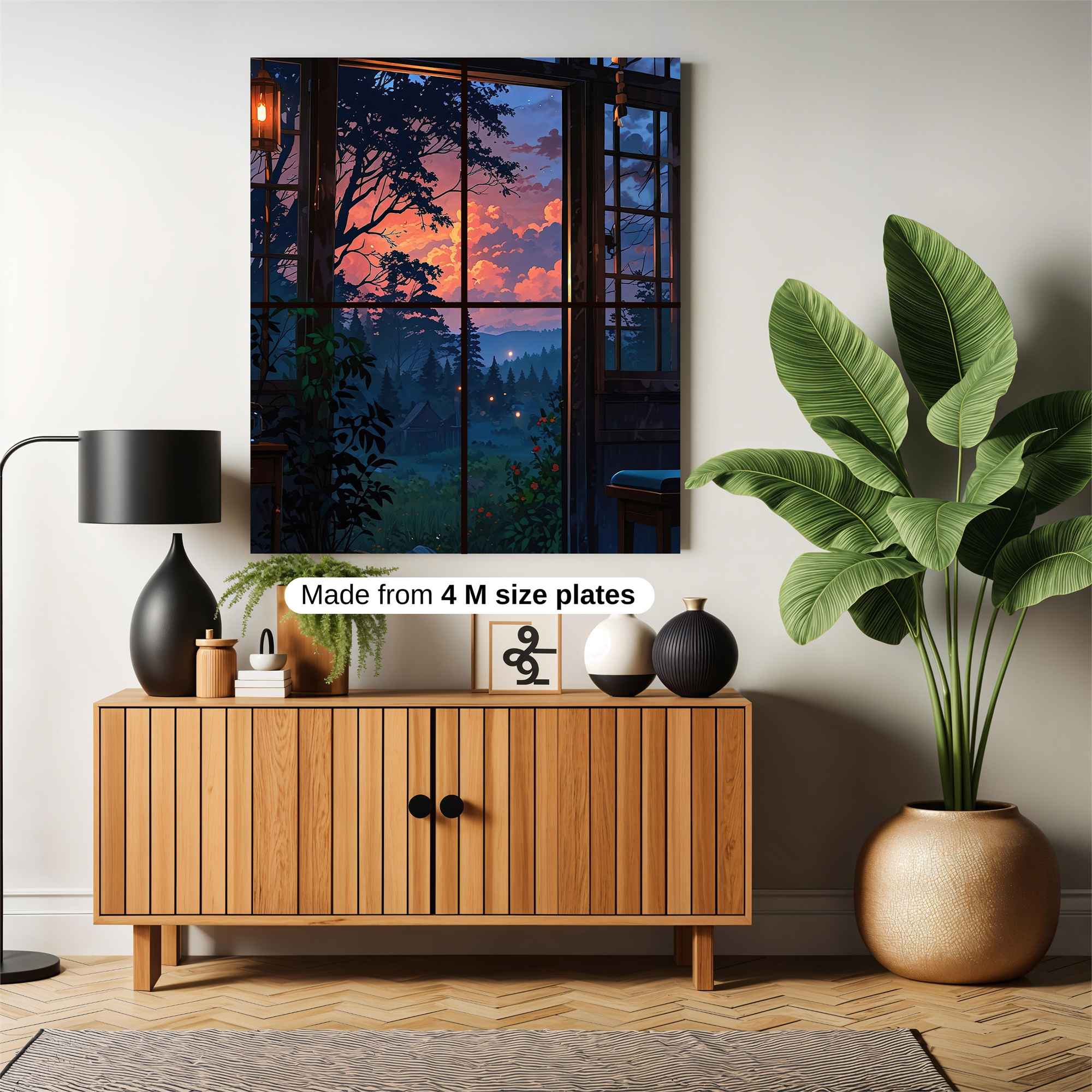 Sunset Serenity Safe Wall Magnetic / M