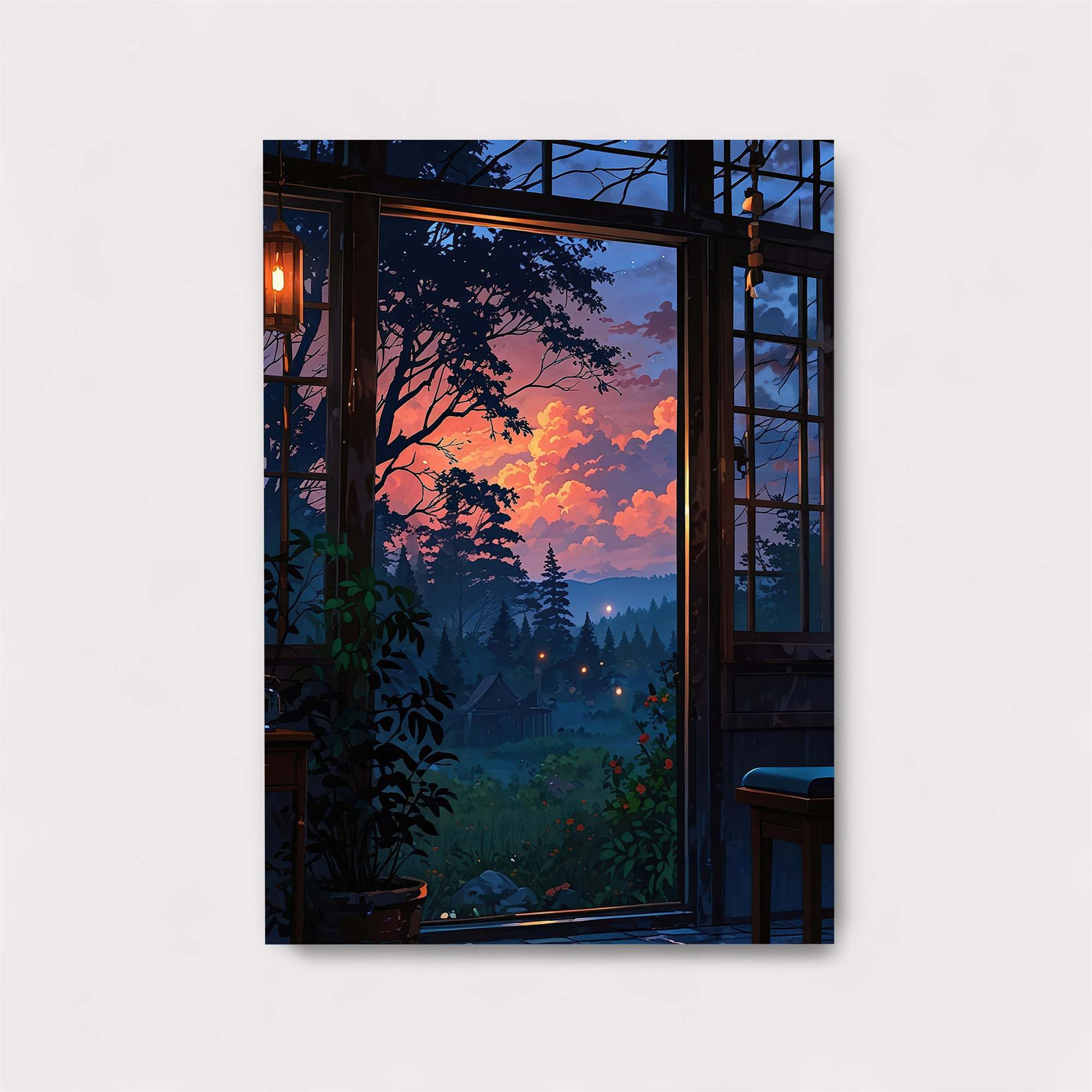 Sunset Serenity Safe Wall Magnetic / M