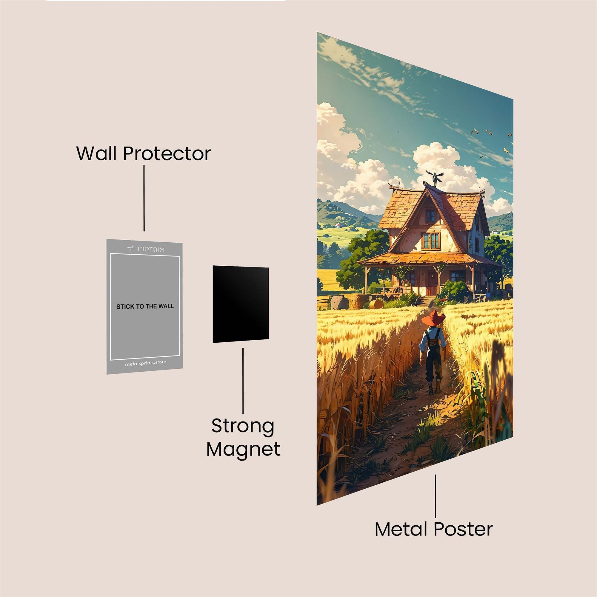 Harvest Serenity Safe Wall Magnetic / M
