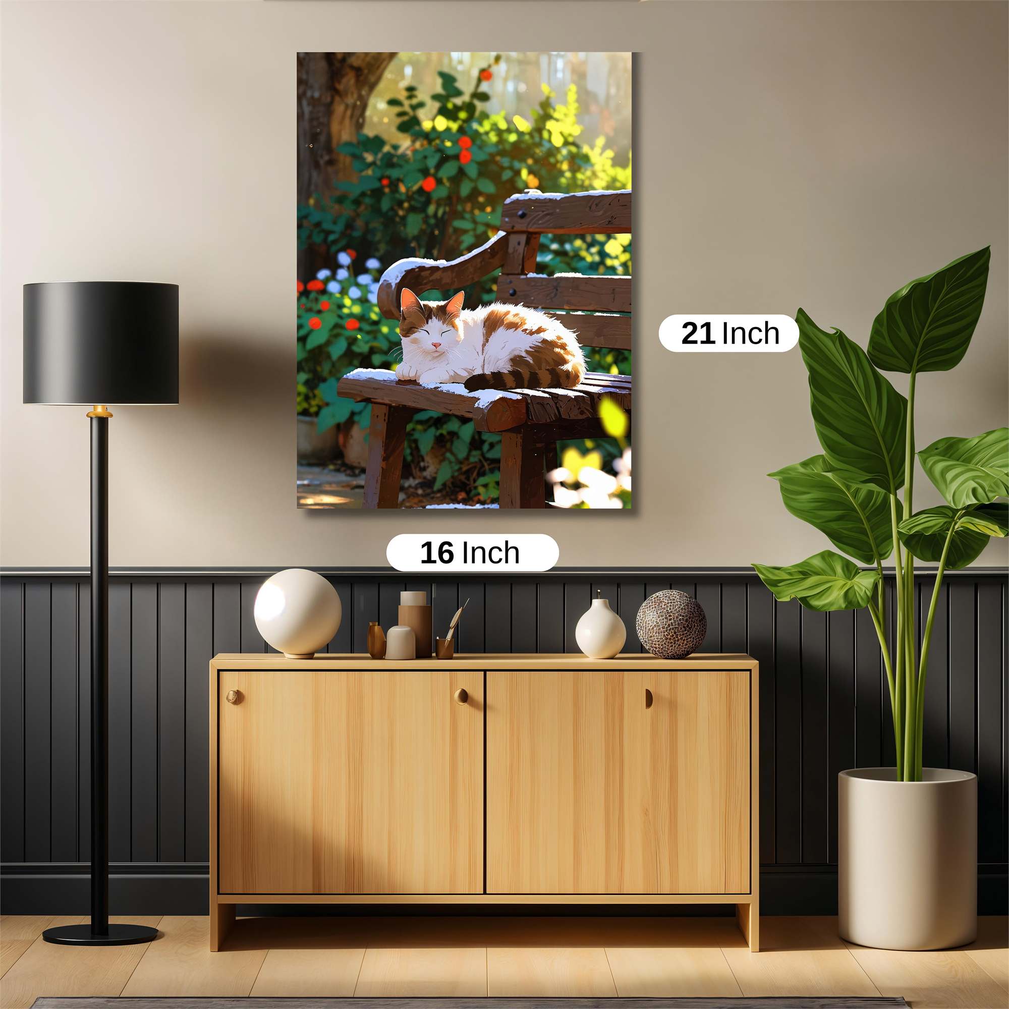 Cat Serenity Safe Wall Magnetic / M