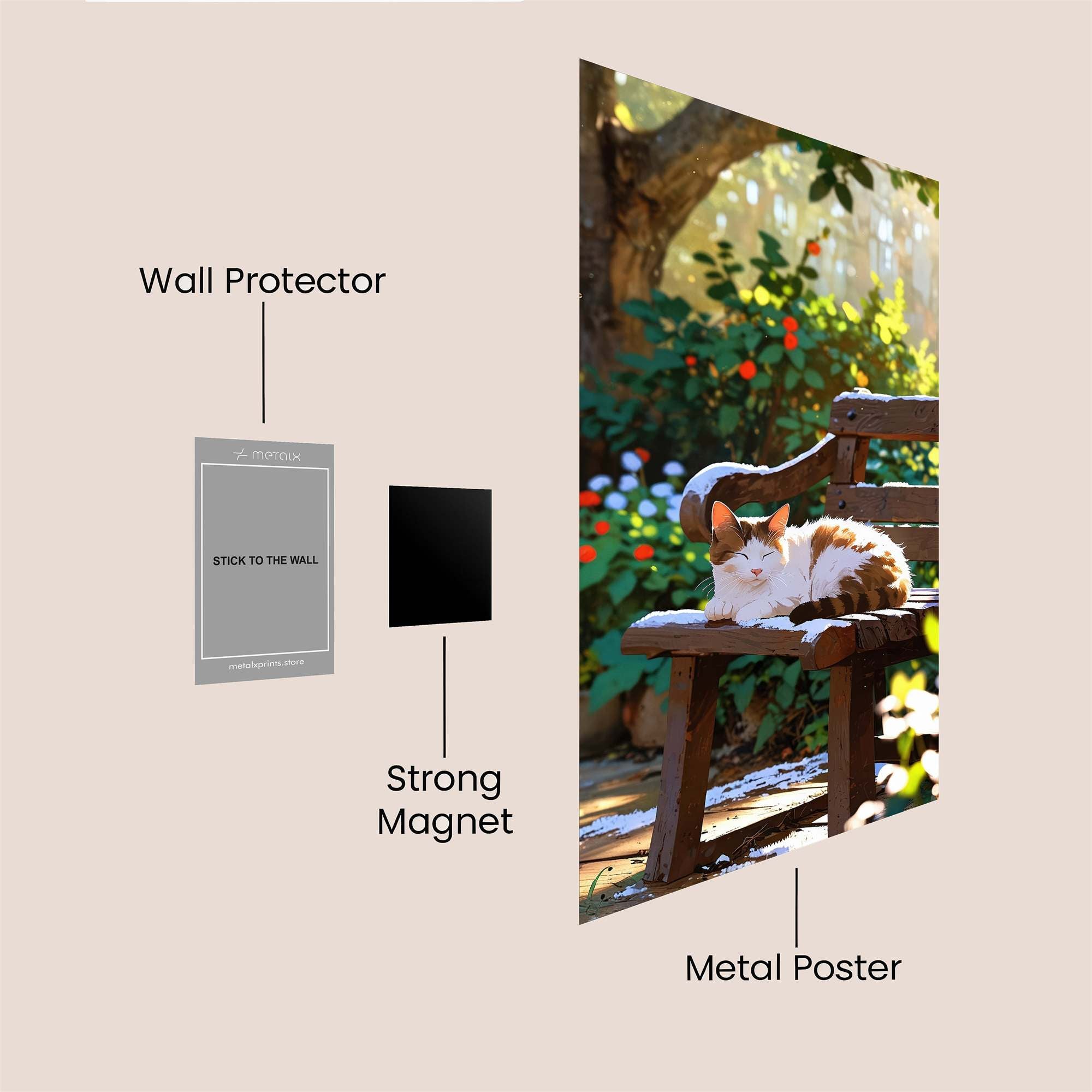 Cat Serenity Safe Wall Magnetic / M