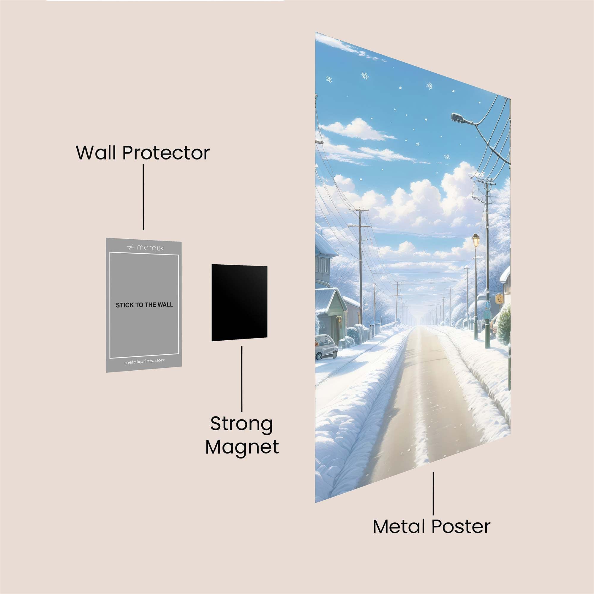 Winter Serenity Safe Wall Magnetic / M