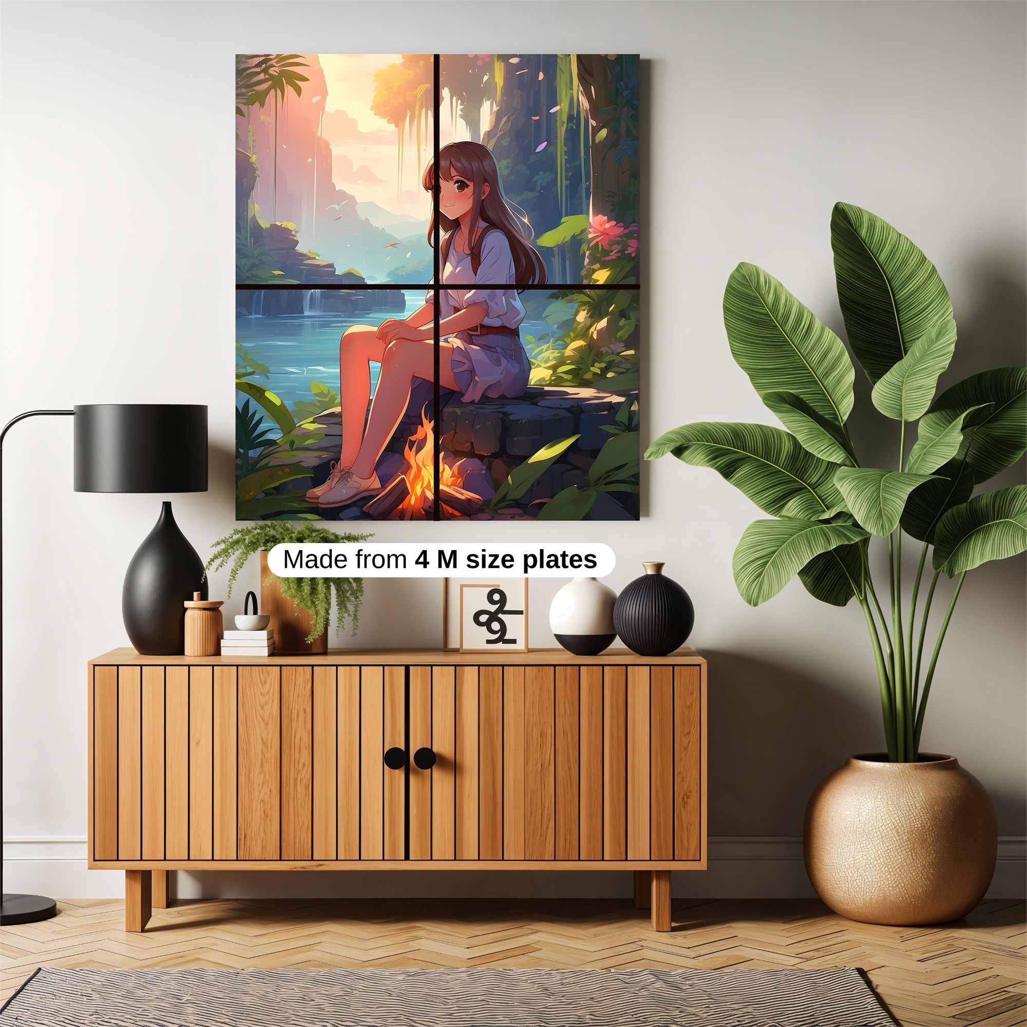 Jungle Serenity Safe Wall Magnetic / M