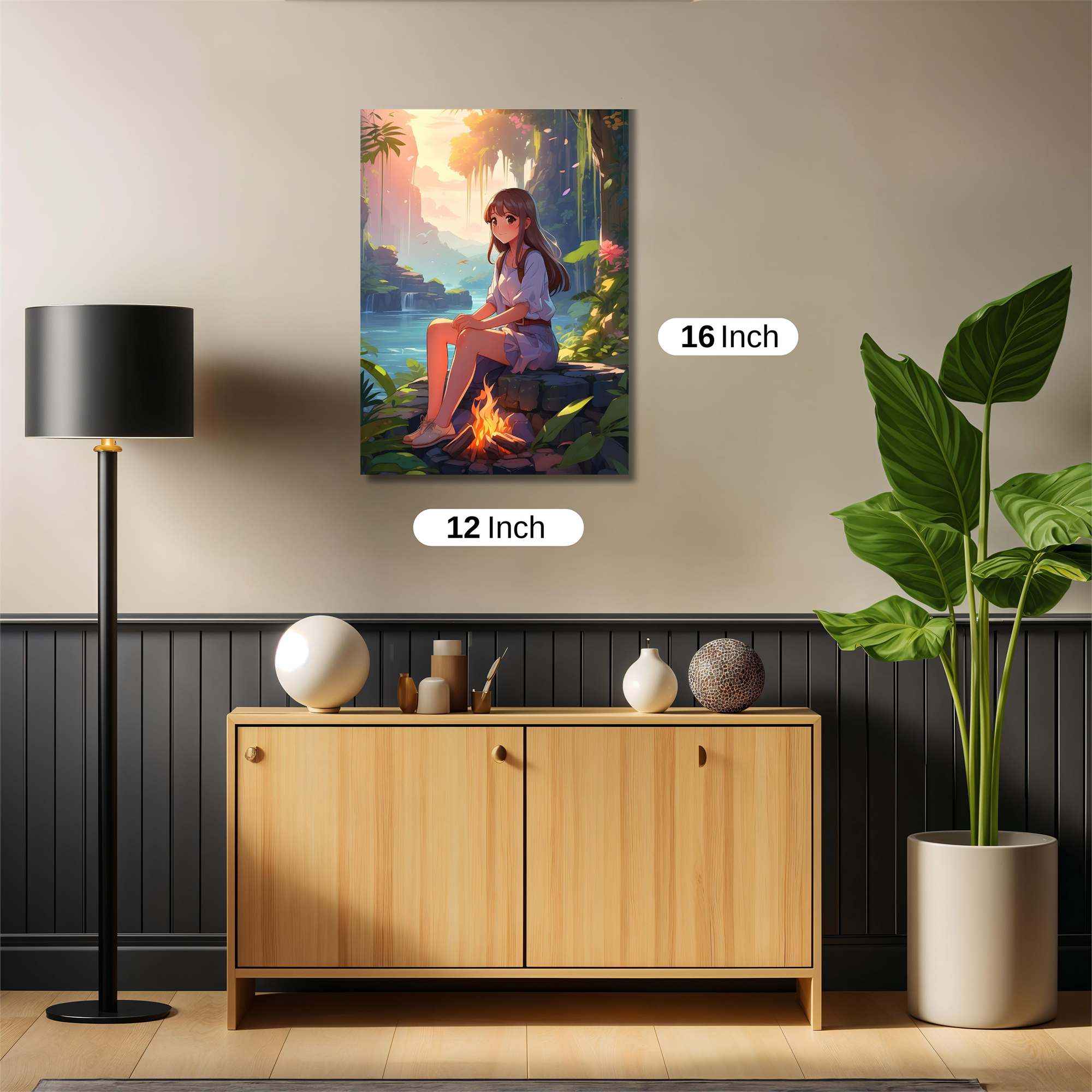 Jungle Serenity Safe Wall Magnetic / M