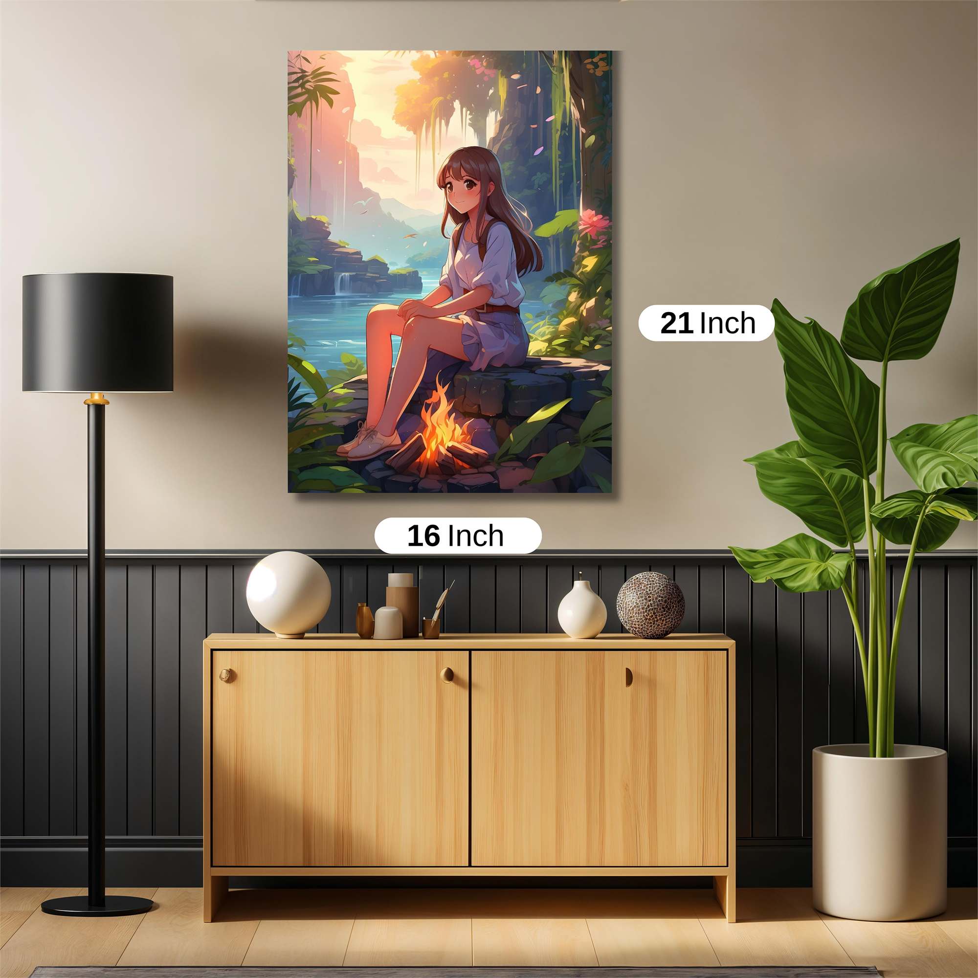 Jungle Serenity Safe Wall Magnetic / M