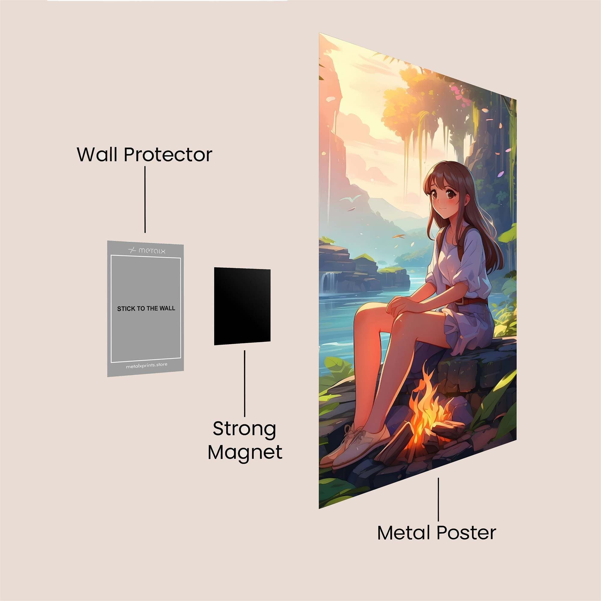 Jungle Serenity Safe Wall Magnetic / M