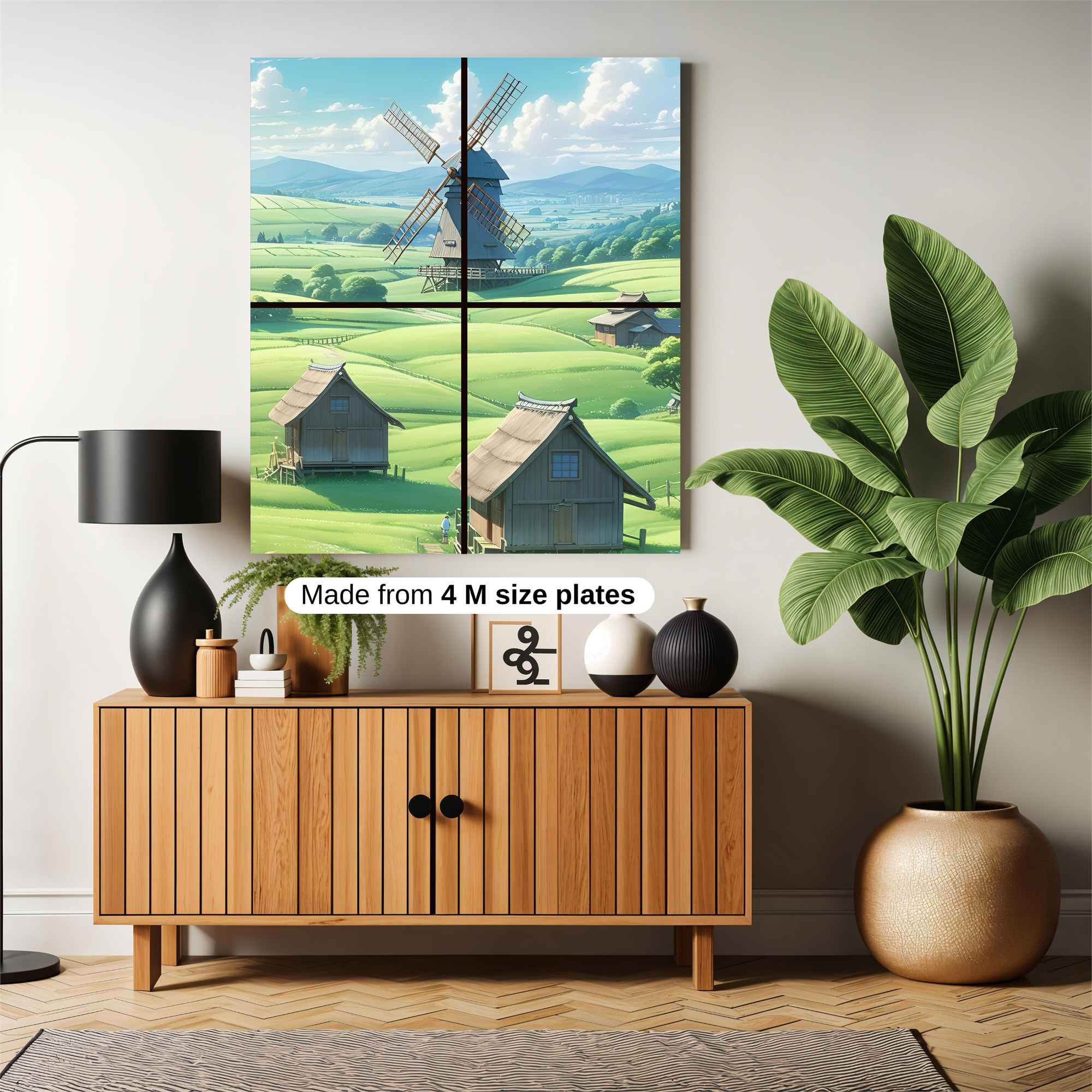Windmill Whimsy Safe Wall Magnetic / M