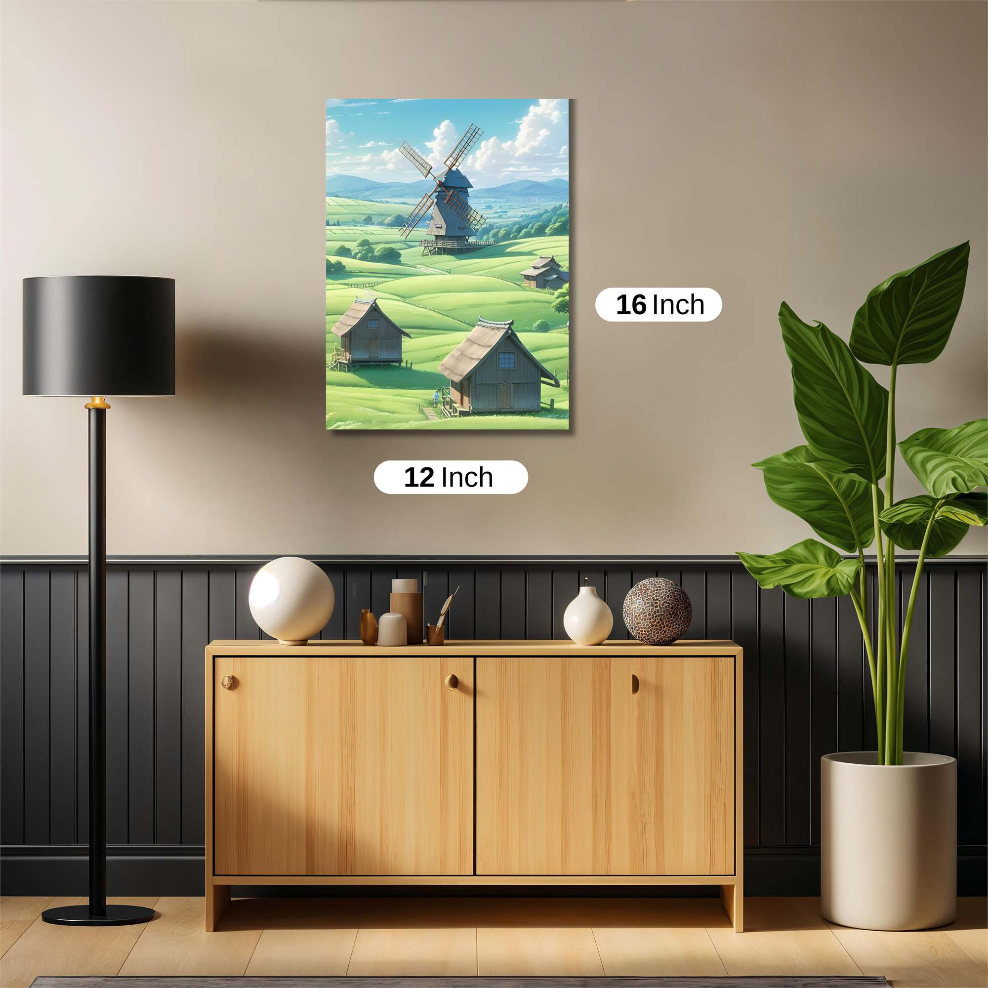 Windmill Whimsy Safe Wall Magnetic / M