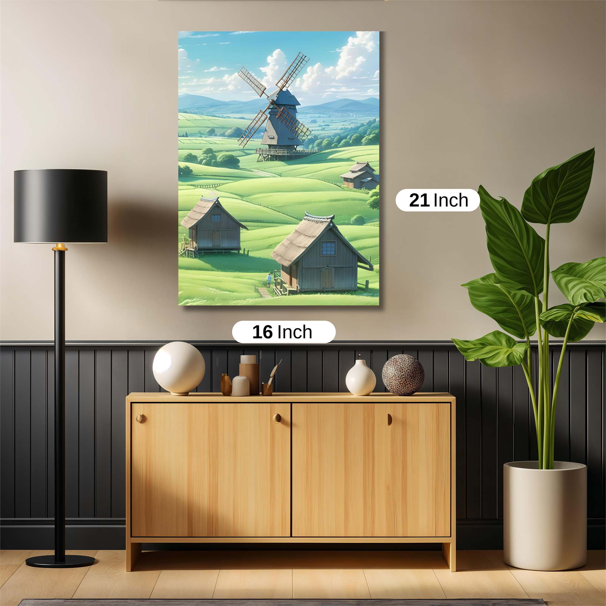 Windmill Whimsy Safe Wall Magnetic / M