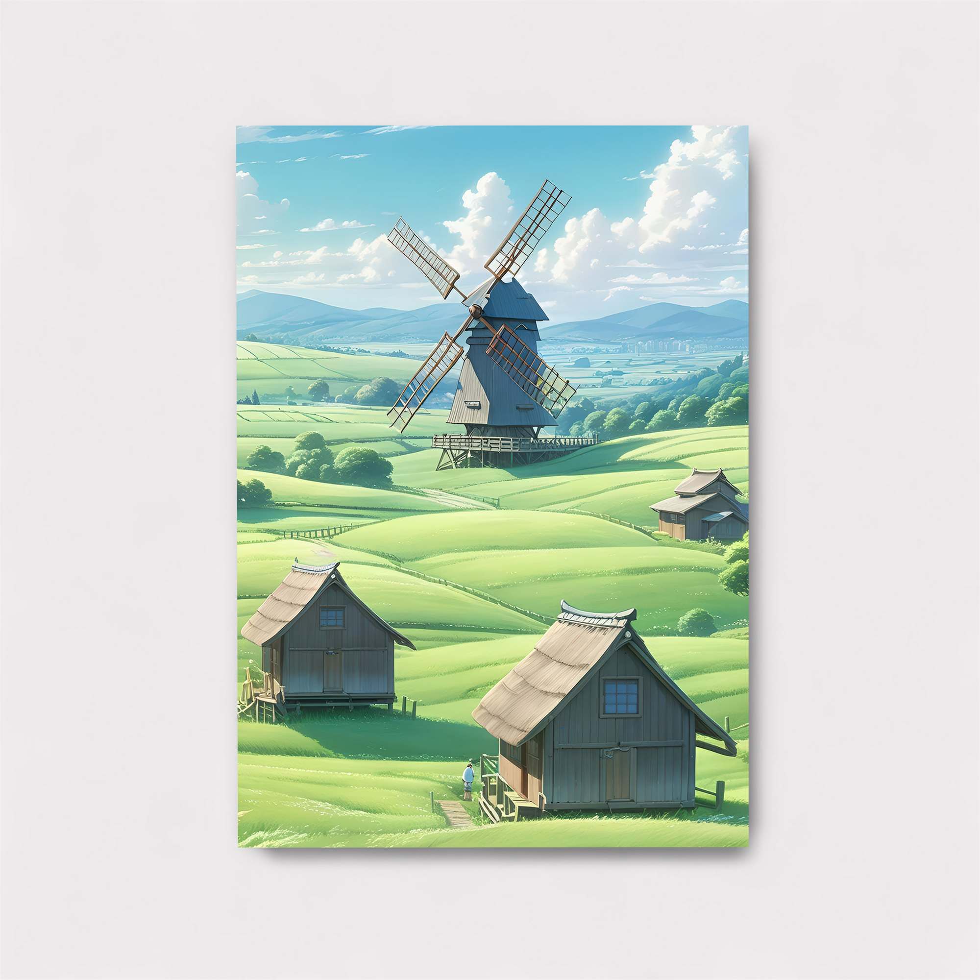 Windmill Whimsy Safe Wall Magnetic / M