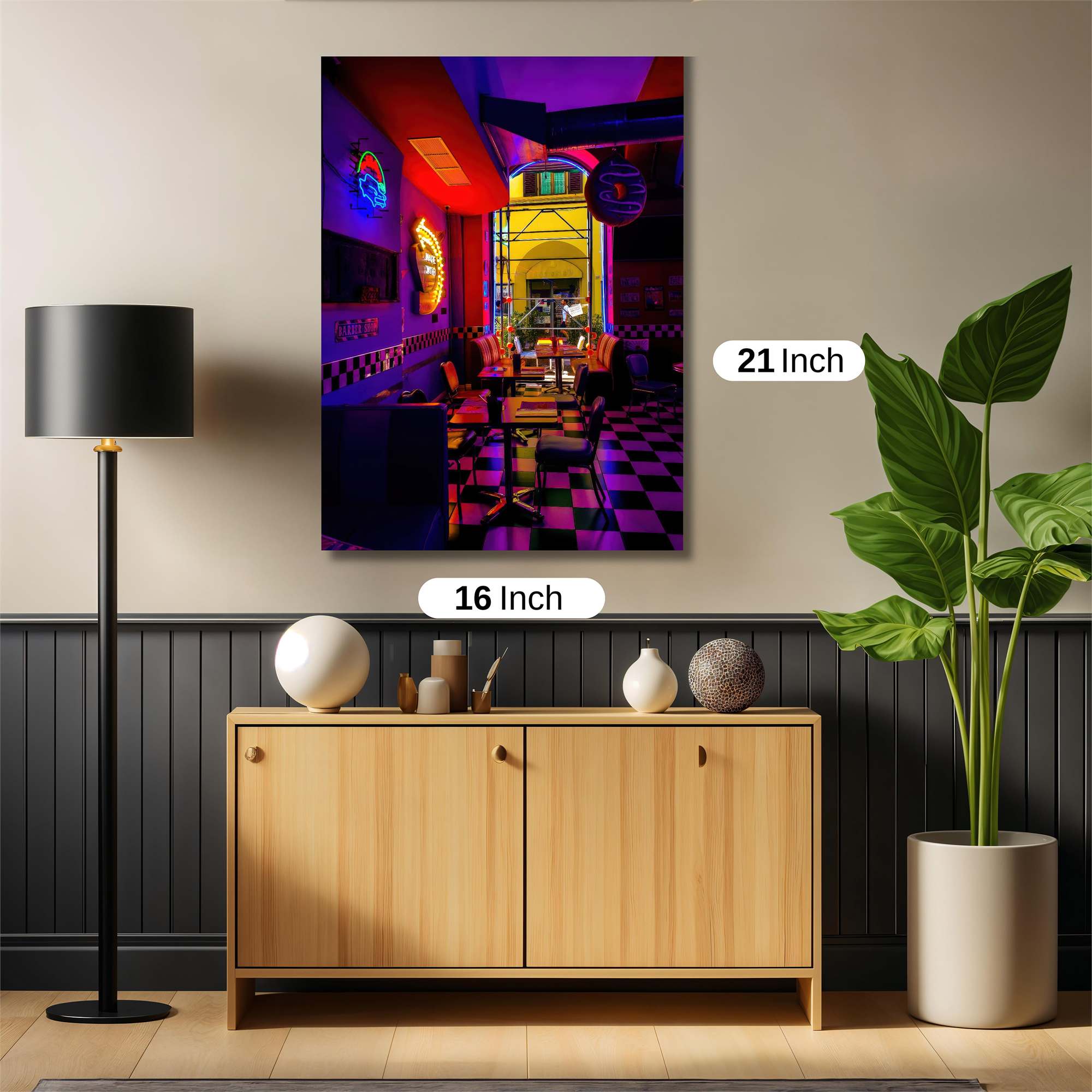 NeonVibes Safe Wall Magnetic / M