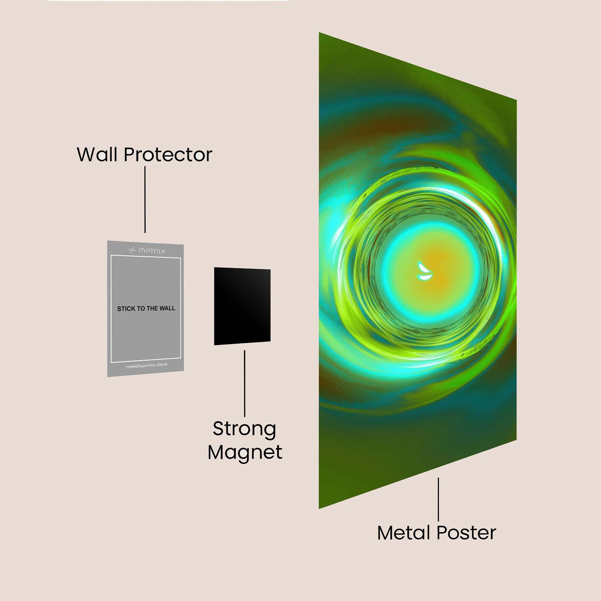 Portal Serenity Safe Wall Magnetic / M