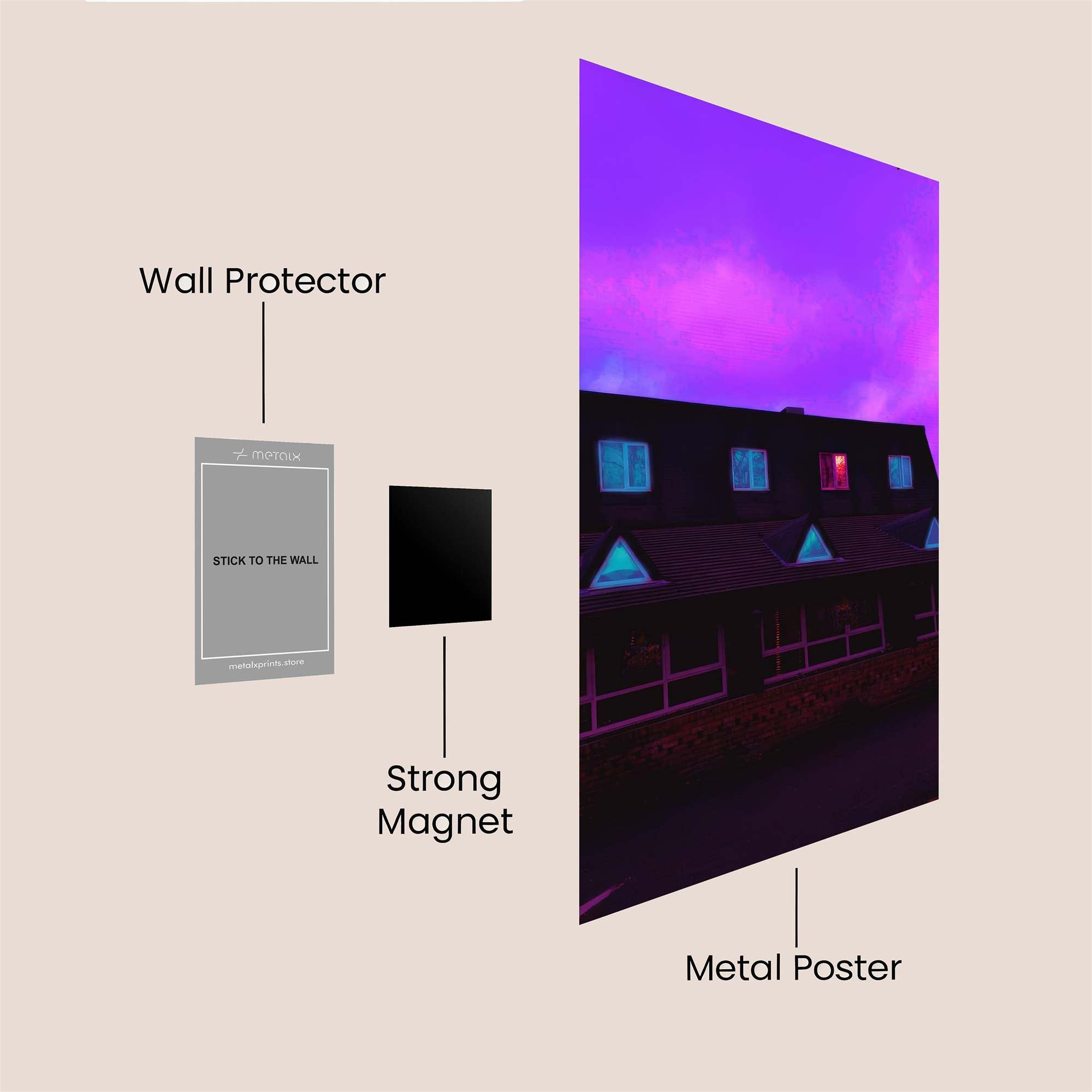 Forest Serenity Safe Wall Magnetic / M