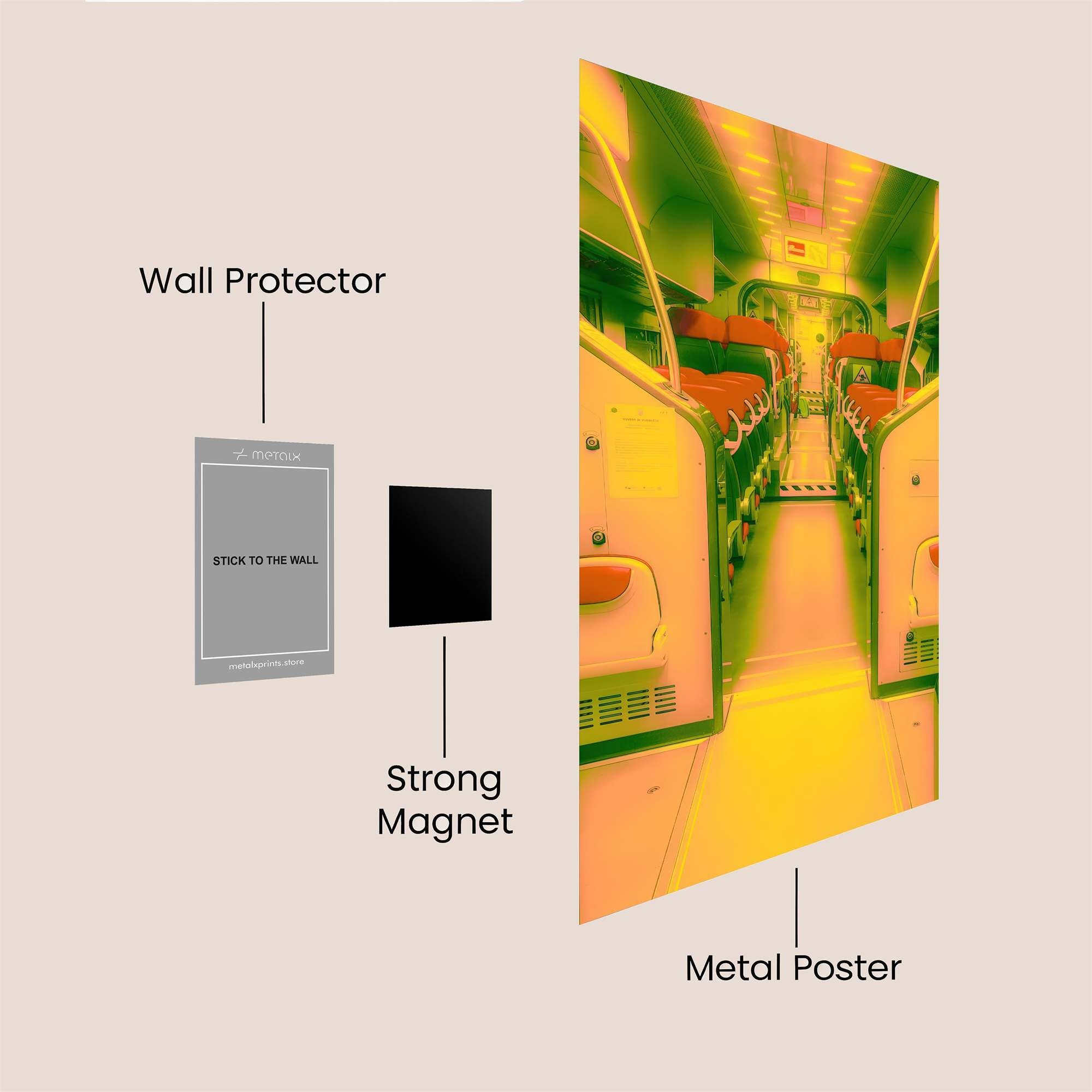 Train Twilight Safe Wall Magnetic / M