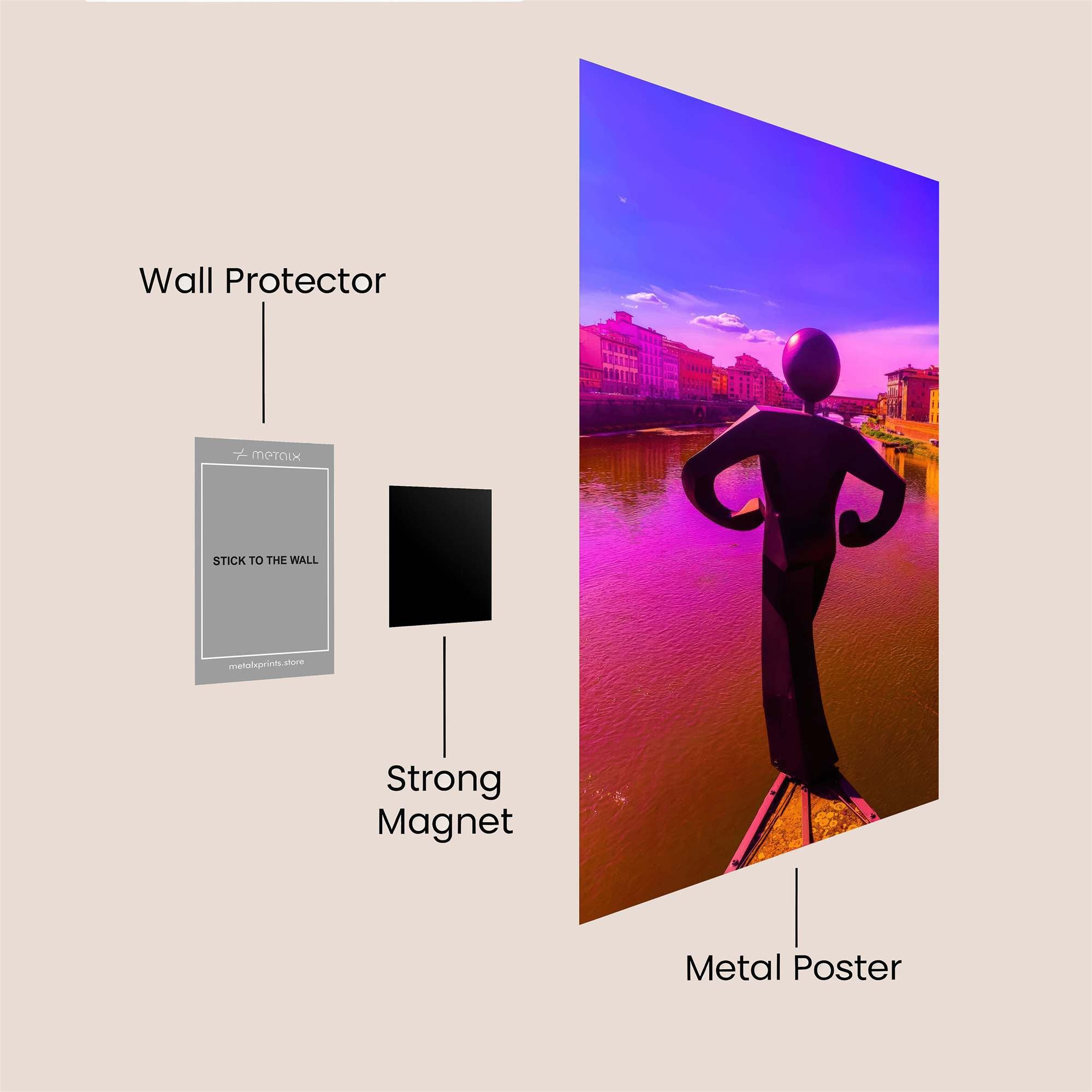 Statue Dreamscape Safe Wall Magnetic / M