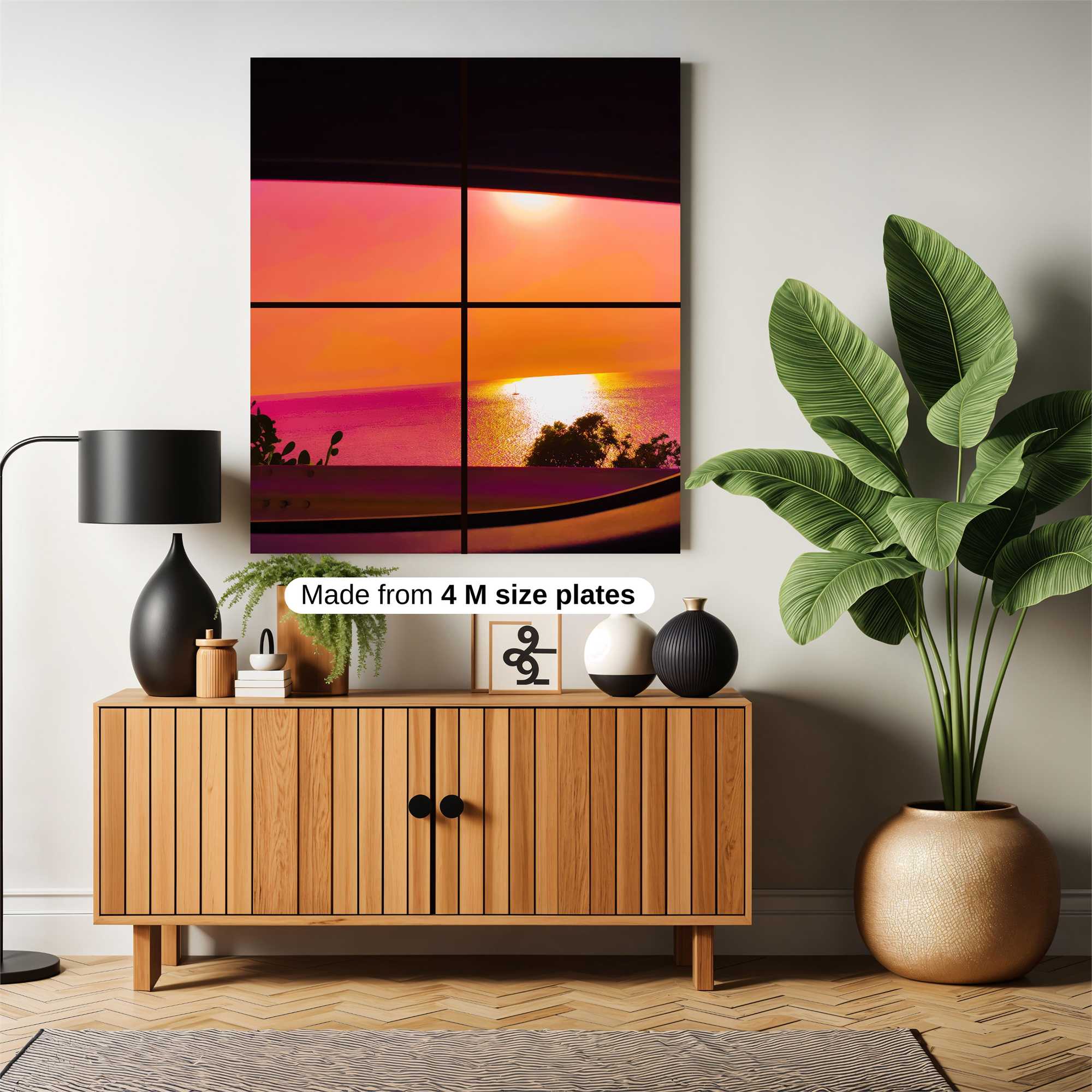 Sunset Serenity Safe Wall Magnetic / M