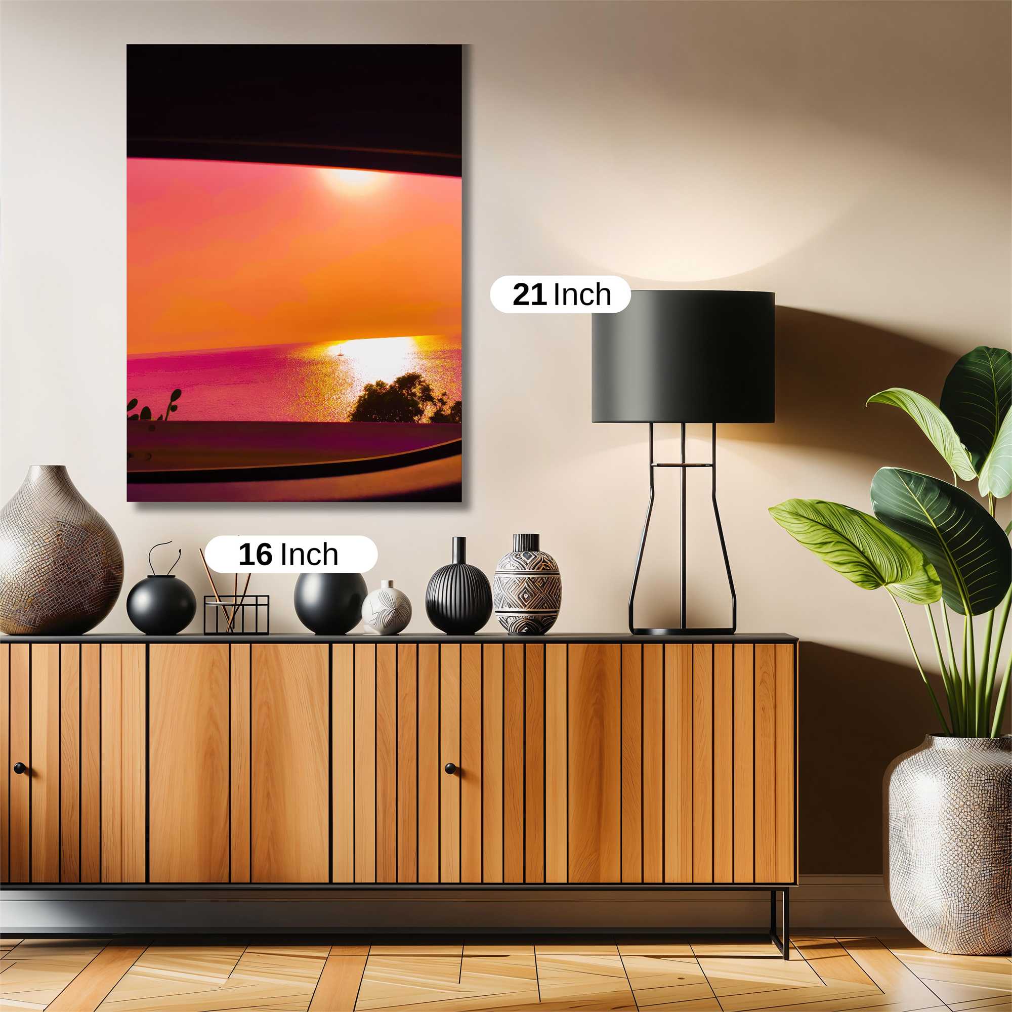 Sunset Serenity Safe Wall Magnetic / M