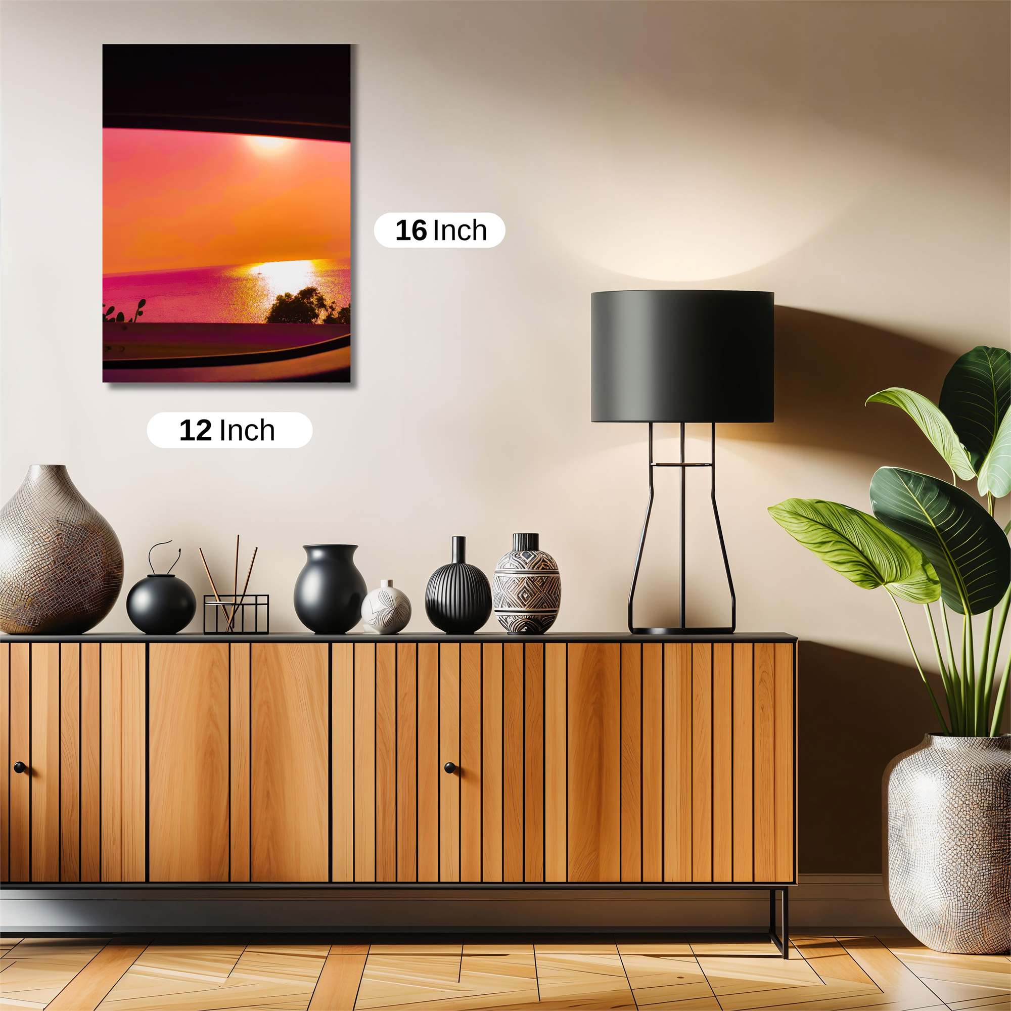 Sunset Serenity Safe Wall Magnetic / M